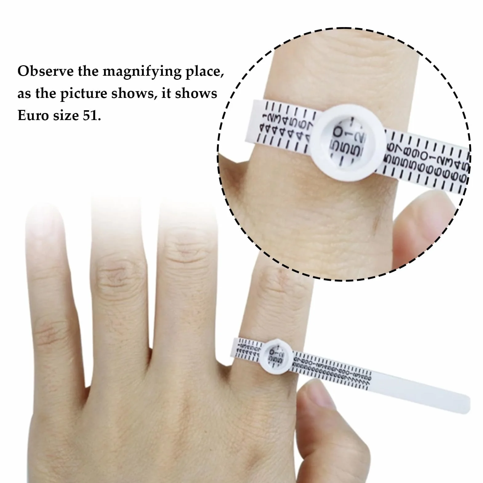 Baguier Mesure Doigt Français, Ruban à Mesurer pour Bagues, Mesure de Taille