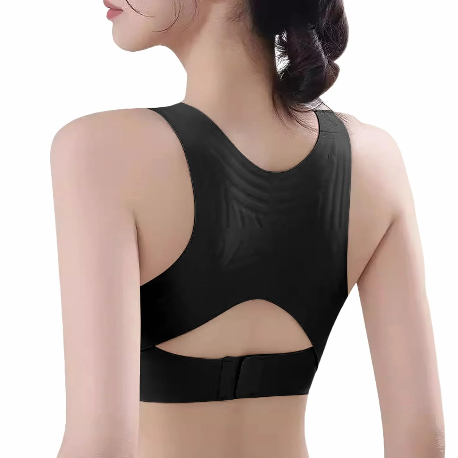 Soutien Gorge Correcteur de Posture Anti-affaissement sans Armatures Respirant Yoga Course Fitness