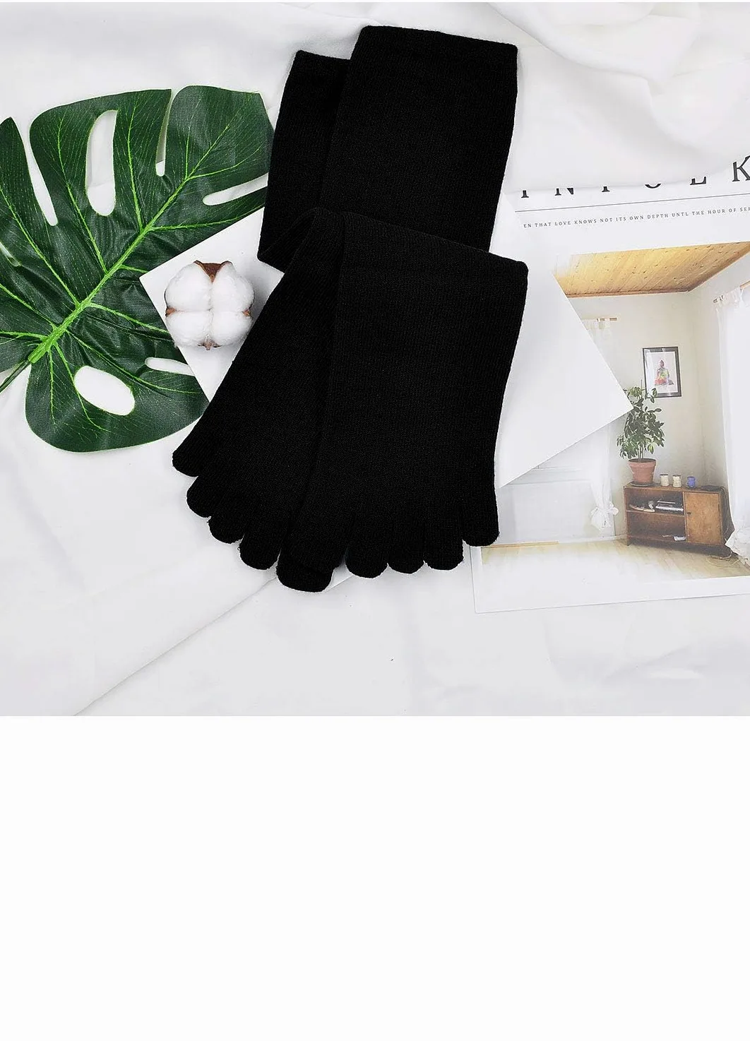 ZAKASA Chaussettes de course à pied en coton pour homme