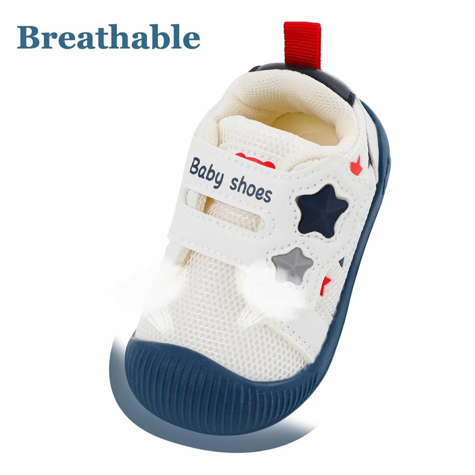 LACOFIA Chaussures Premiers Pas Bébé Fille Garcon Baskets Souple Bébé Chaussures de Marche avec Semelle Antidérapante en Caoutchouc