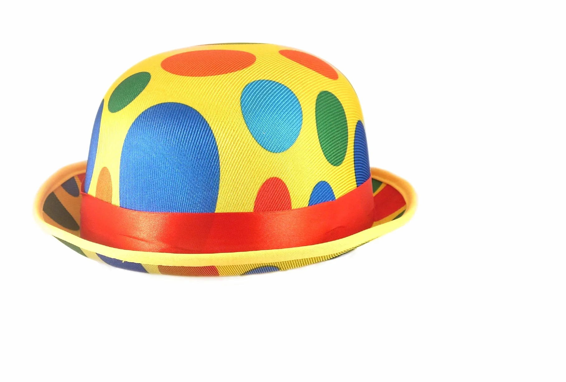 Henbrandt Chapeau Melon à Pois Coloré - Déguisement Accessoires