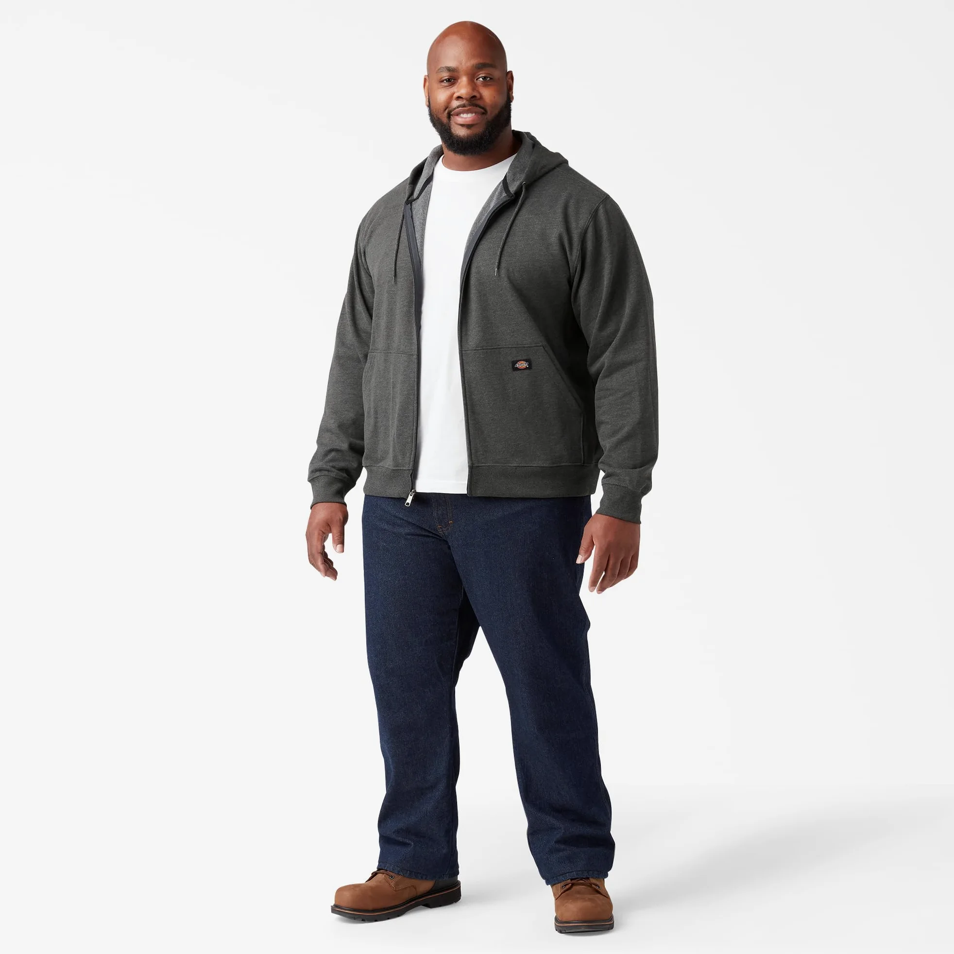 Dickies Full Zipper Fleece Hooded Sweatshirt Homme