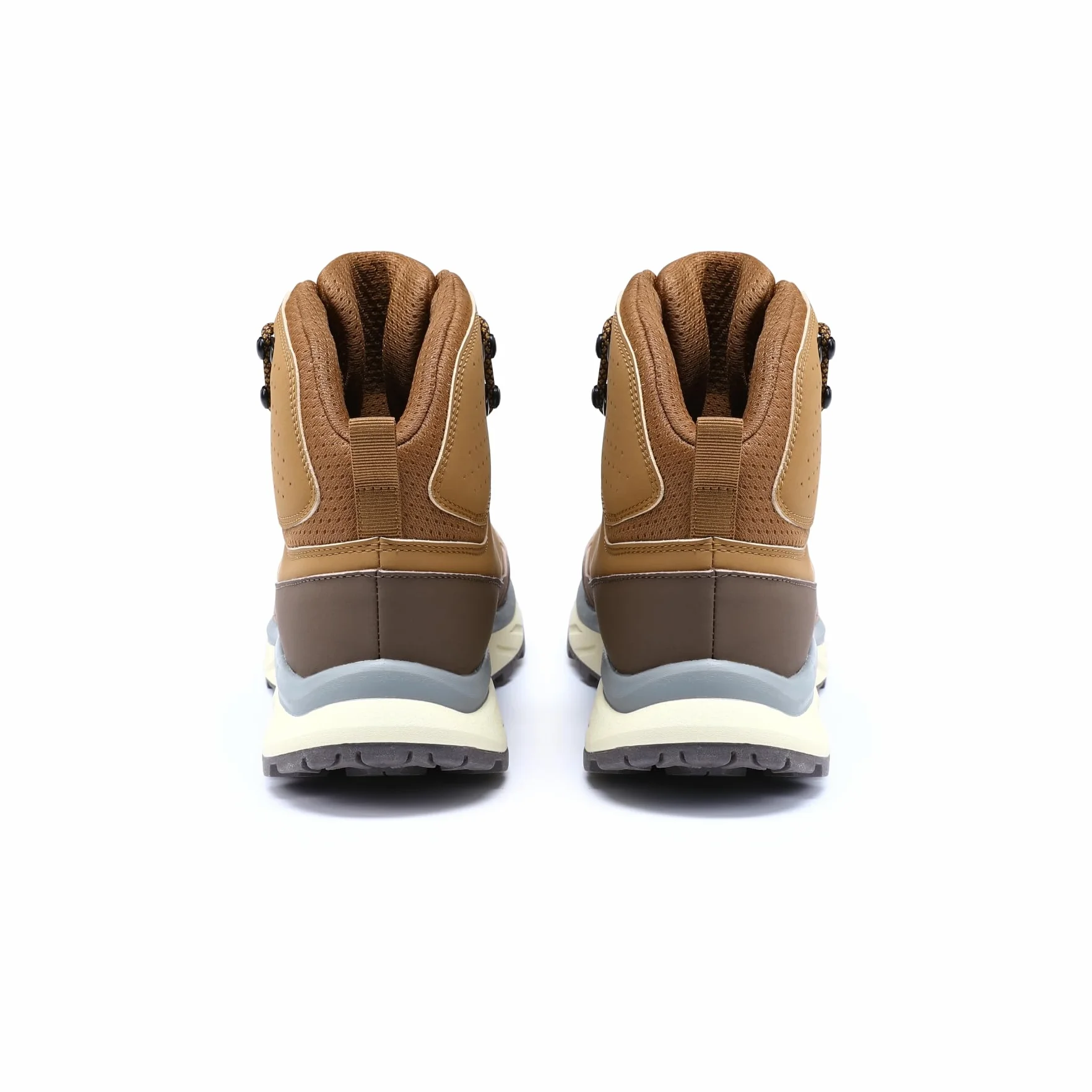 YOUTHUP Hommes Chaussures de Randonnée Respirante Chaussures de Marche Haute d'Extérieur Bottes de Trekking Antidérapante Bout Rond à Lacets