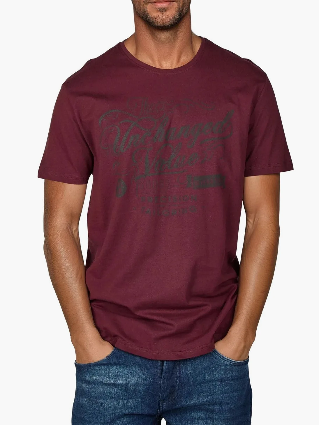 riverso RIVLeon Lot de 4 t-shirts à col rond et manches courtes, 100 % coton, coupe droite, vert, bleu, blanc, gris, rouge, orange, taille S, M, L, XL, 2XL, 3XL, 4XL, 5XL