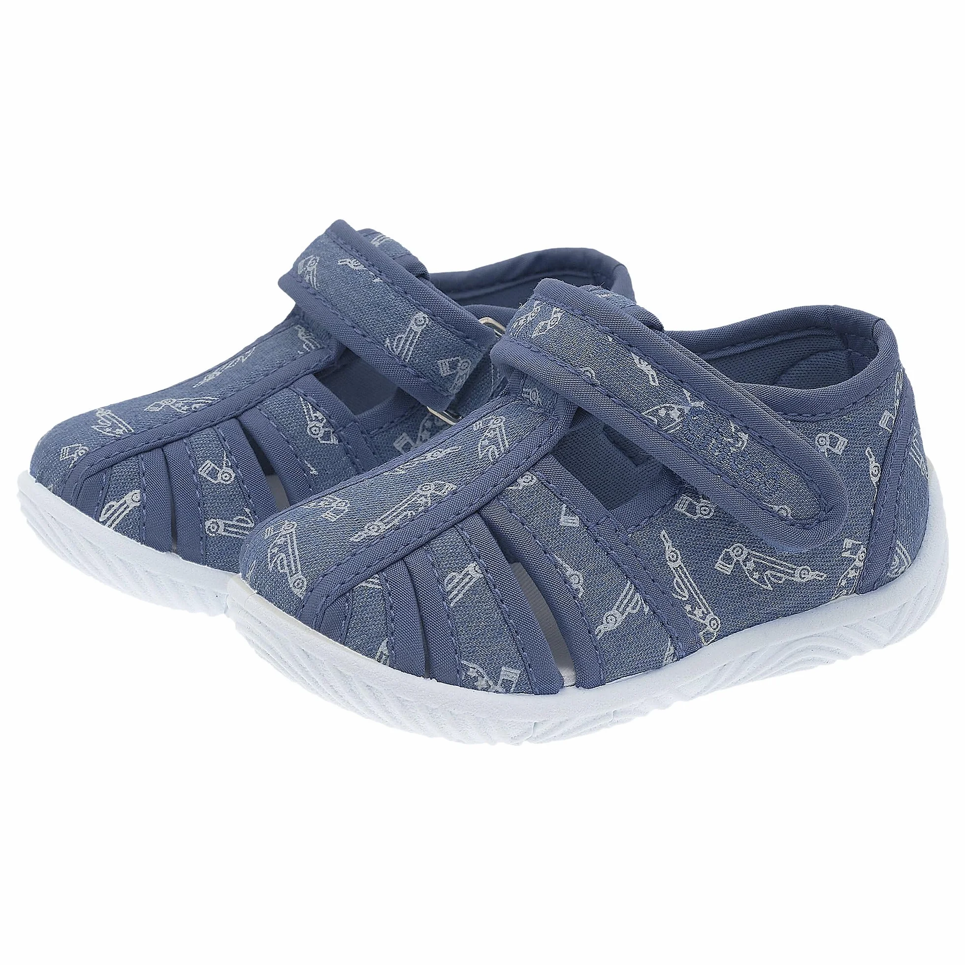 Chicco, Pantoufles pour Enfant, Chaussons pour la Crèche et la Maison, avec Fermeture Scratch Confortable, Designed in Italy