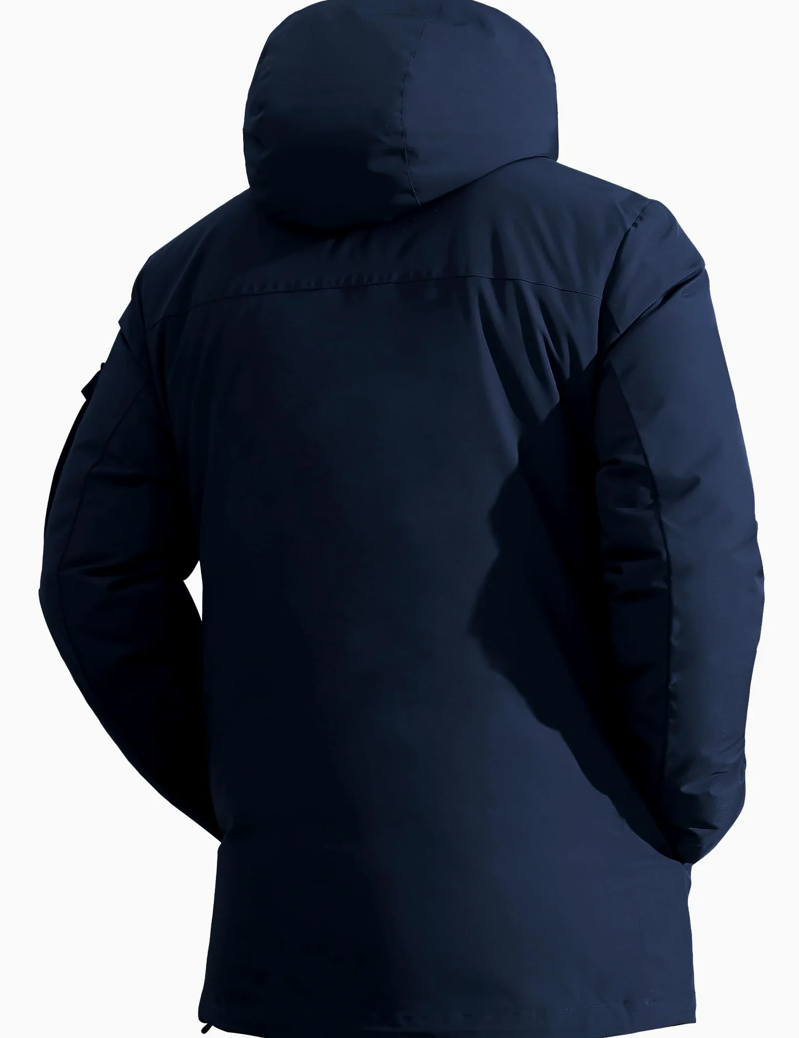 Pioneer Camp Manteau Homme Hiver Imperméable Doublé Polaire Chaud Veste avec 9 Poches Capuche Coupe-vent Isolée Homme Jacket Parka (S-XXL)