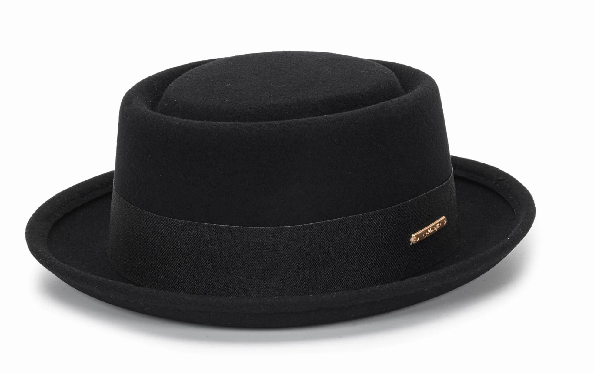 Chapeau melon vintage en laine homme femme