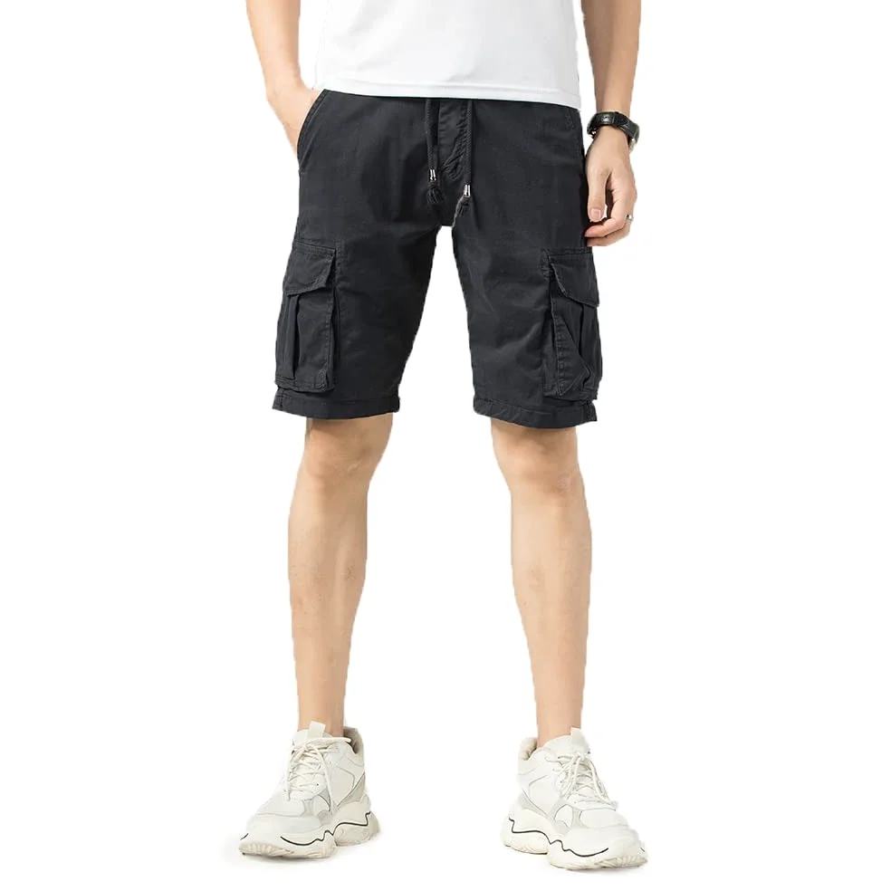 TONY BACKER - Short Cargo Homme Shorts Coton Multi-Taxque Pantalon Court F1586