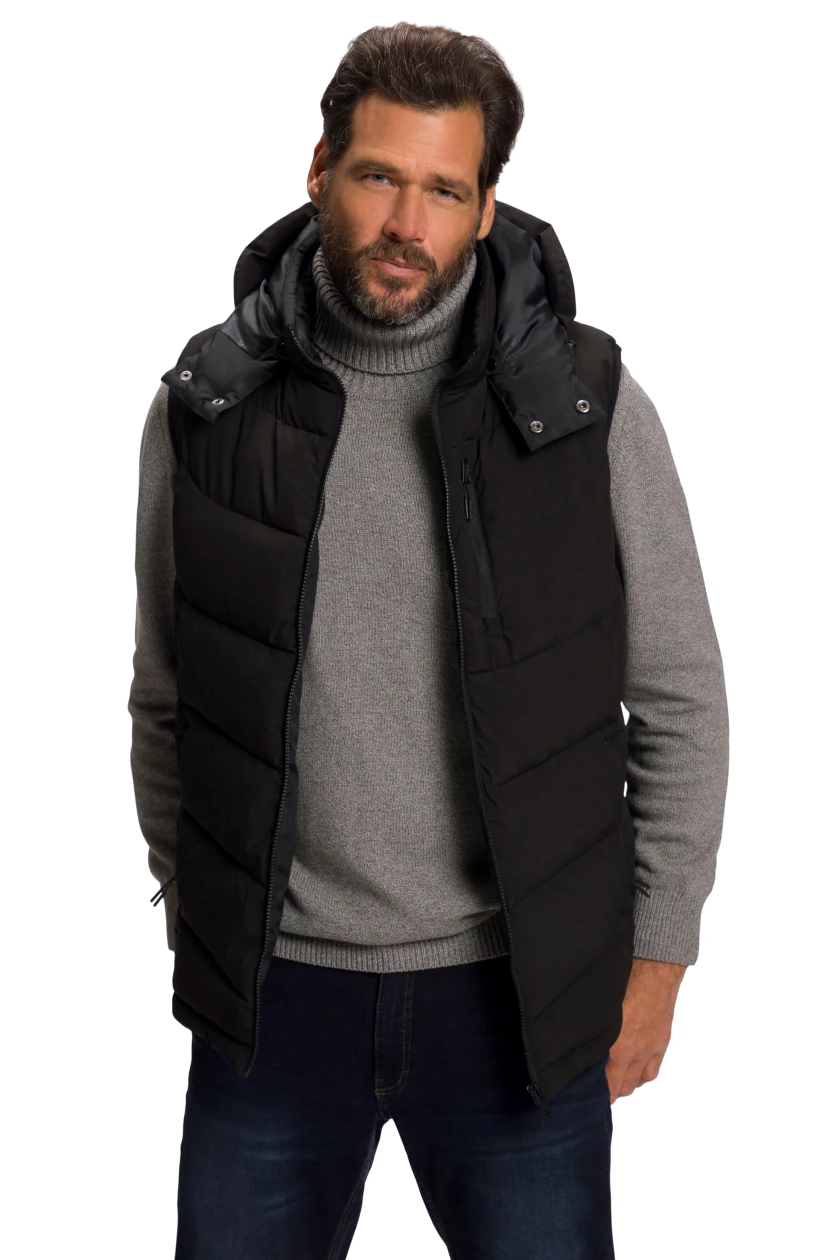 JP 1880 Gilet Matelassé, Rembourrage Downtouch et Capuche Gilet matelassé Homme (lot de 1)