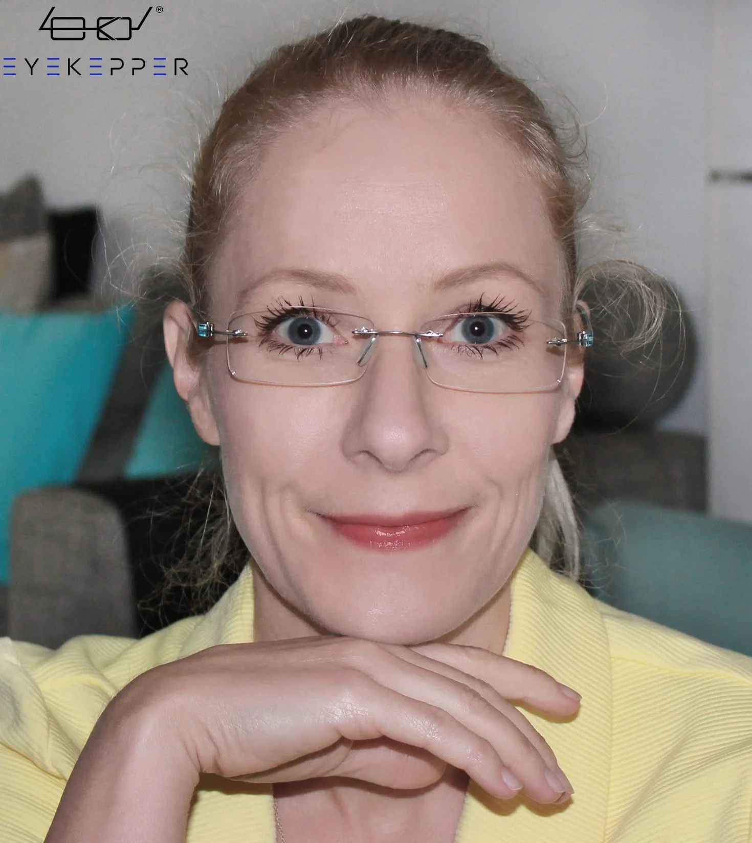 eyekepper Lunettes de Lecture Légères Sans Monture Homme Femme