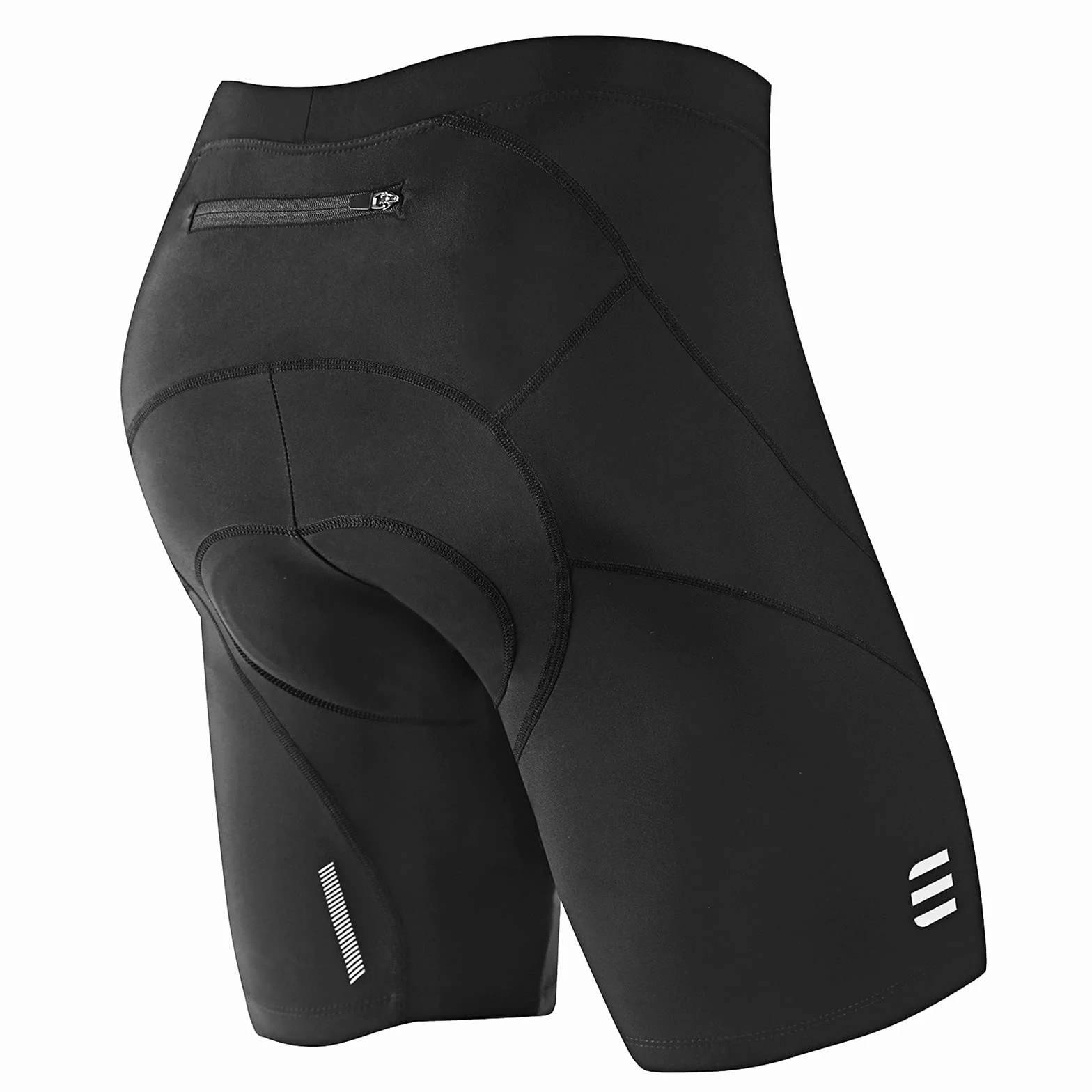NOOYME Cuissard Velo Homme Séchage Rapide Rembourré Poche Short Cycliste VTT Tissu Élastique Léger
