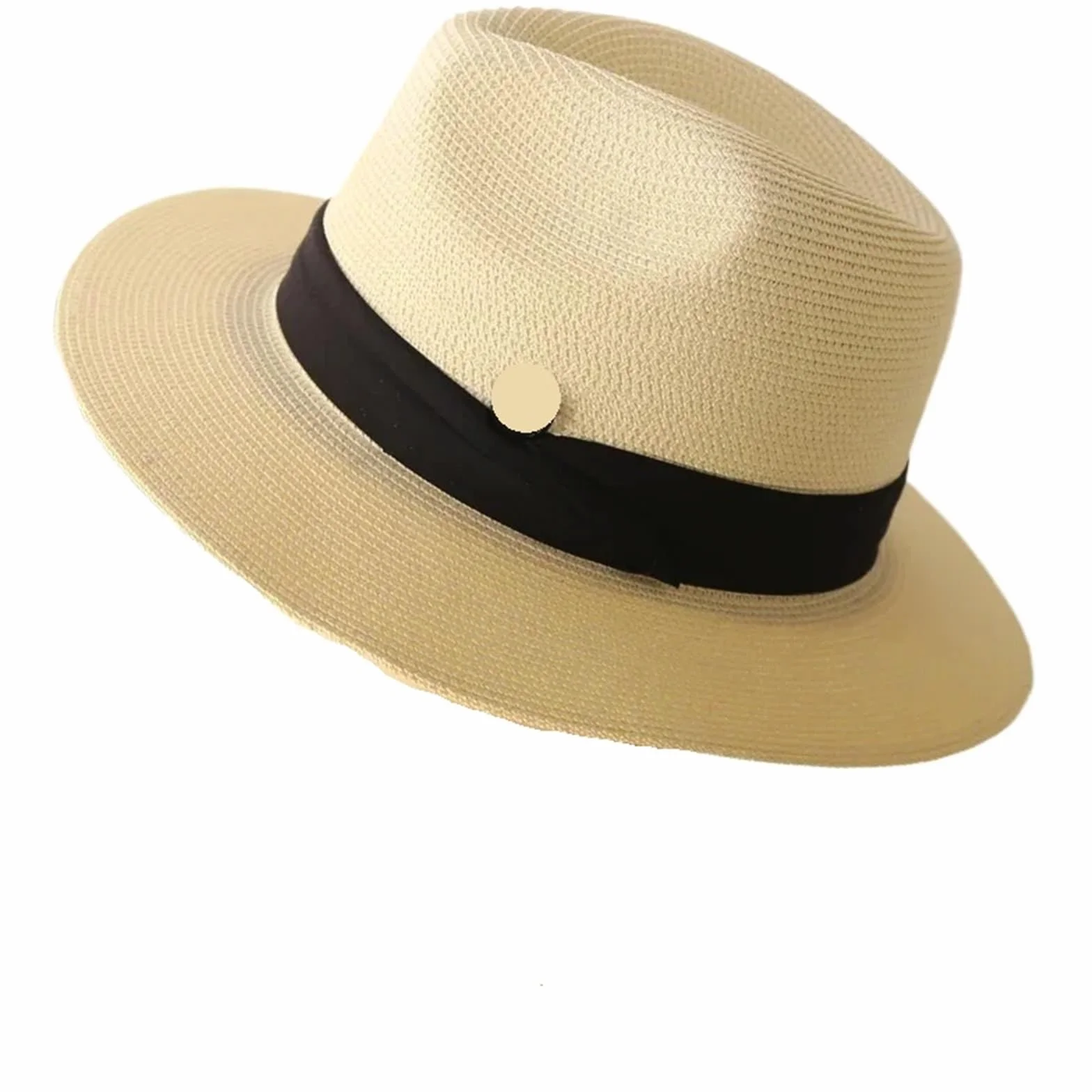 Chapeau Homme Soleil 64 cm Large Bord Paille Grande Taille