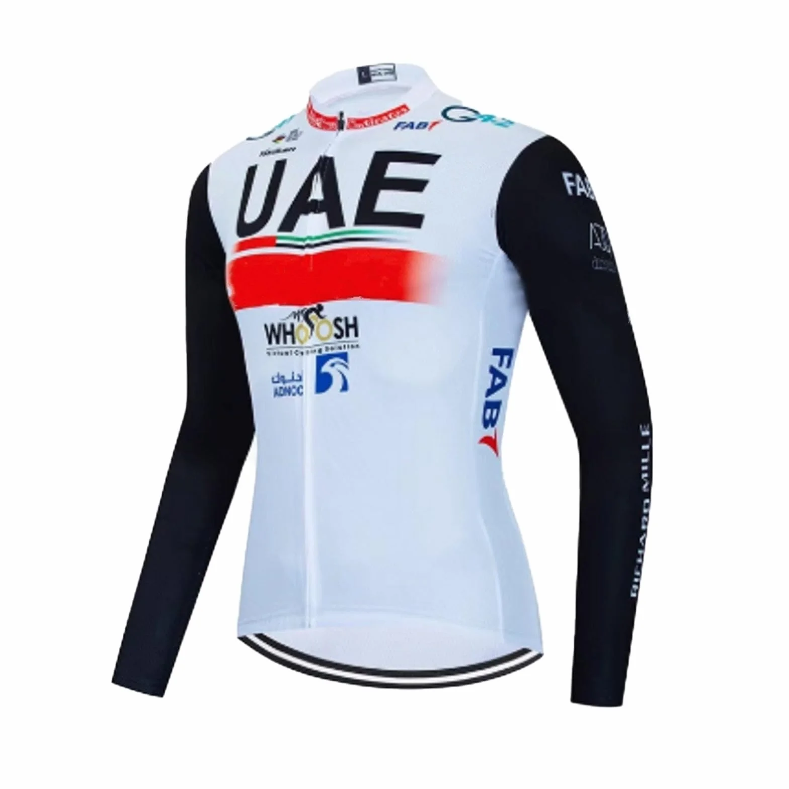 Polaire thermique d'hiver Pro Team Manches longues Maillot de cyclisme pour hommes, Veste de cyclisme de route plus chaude Vêtements de cyclisme à séchage rapide