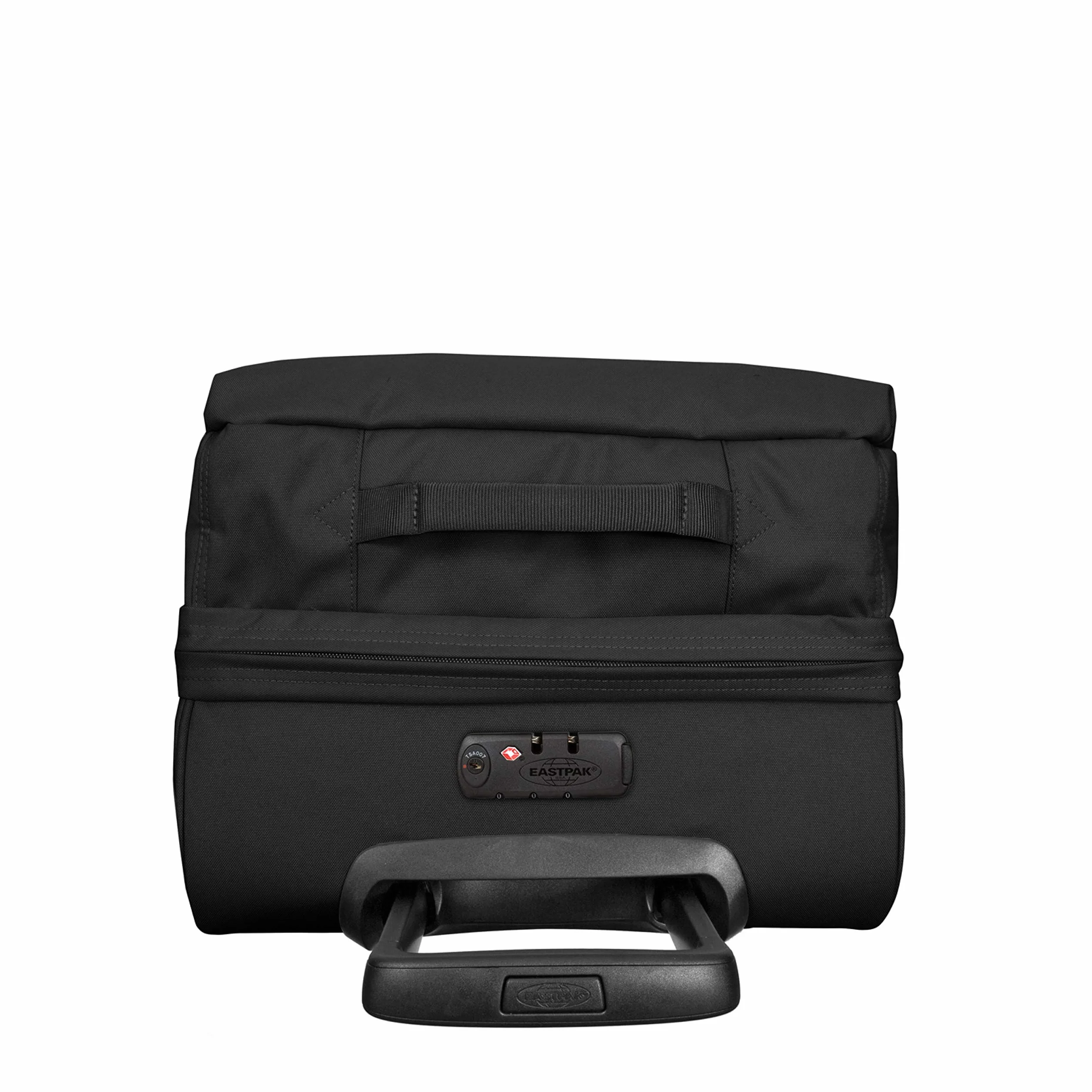Eastpak Tranverz L Valise Grand Format 121L (79 x 40 x 33 cm), grande valise de voyage à roulettes, bagage résistant avec double compartiment, poignée télescopique & serrure TSA - BLACK