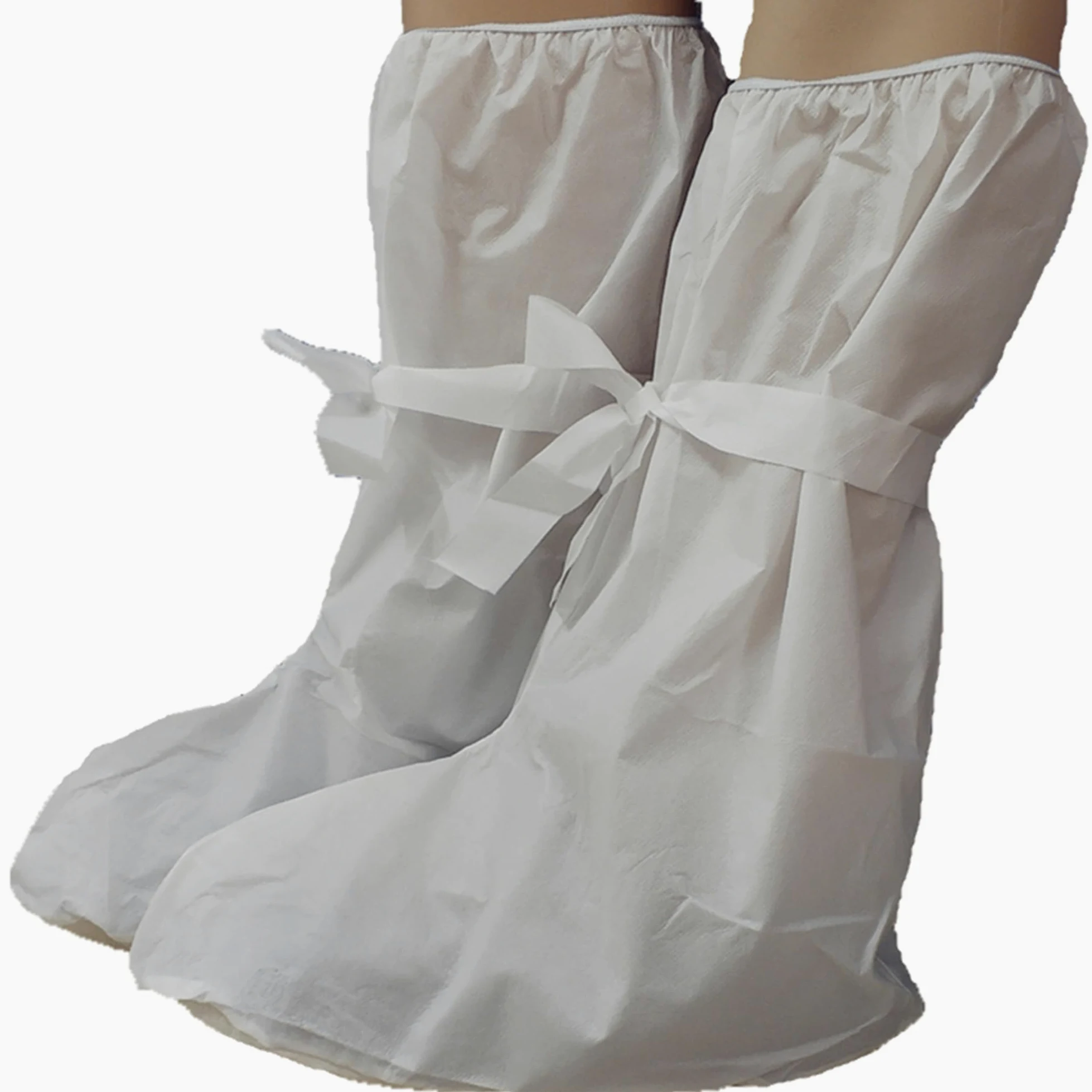 Gima - Couvre-bottes, couvre-chaussures, semelle antidérapante, microporeux, jetables, adhérents, protecteurs, anti-poussière, avec lacets, bord élastique, type 5B-6B EN 14126, EPI classe III, 40 pcs