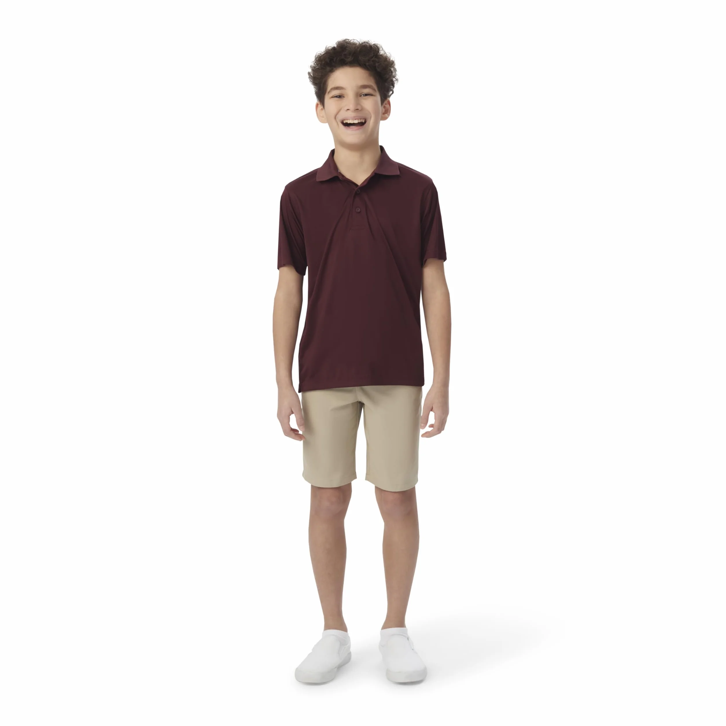 French Toast Sa9509 Short Sleeve Stretch Sport Polo Shirt