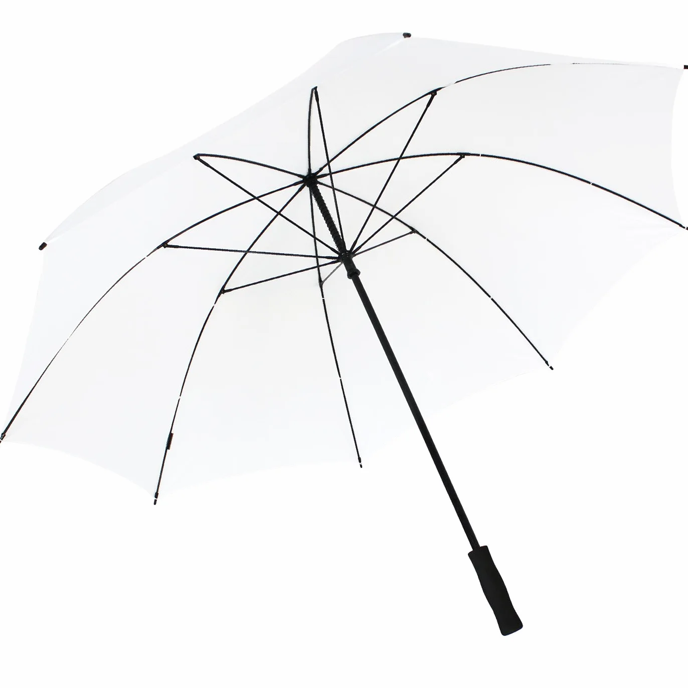 iX-brella Parapluie XXL en fibre de verre pour 2 personnes Blanc