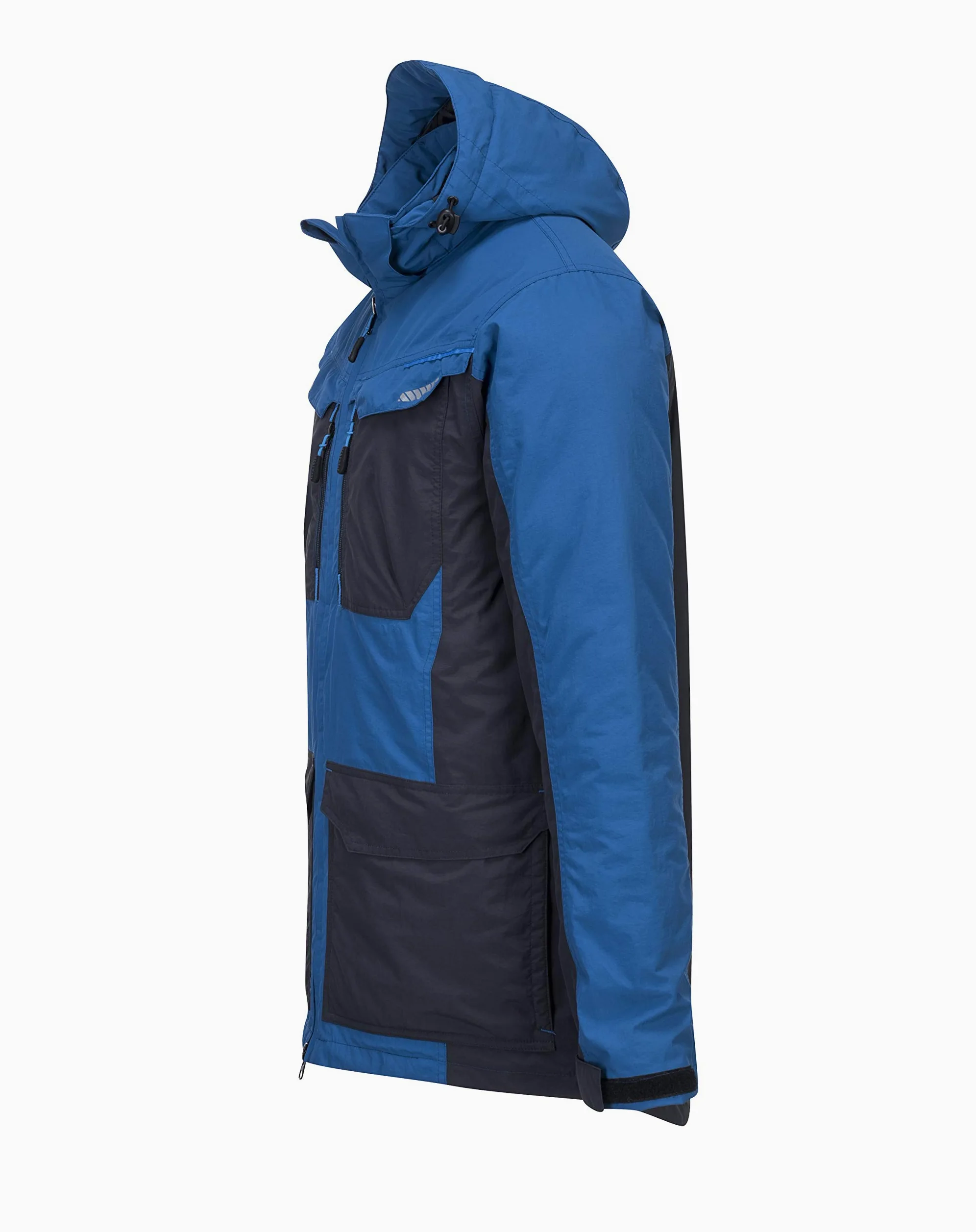 Portwest T740 Parka WX3 Imperméable à L'eau avec Coutures Poche Téléphone | Persian Blue, XL, EN 343 Classe 3:1, Cordon de Serrage, 11 Poches, Manchette en Tricot, Capuche Détachable