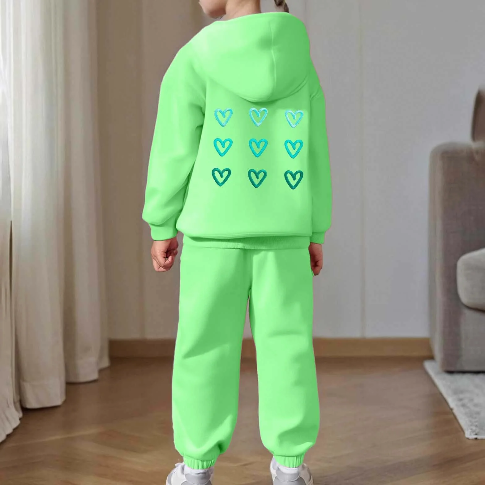 Survêtement enfant manches longues pull capuche pantalon ensemble sport ado école