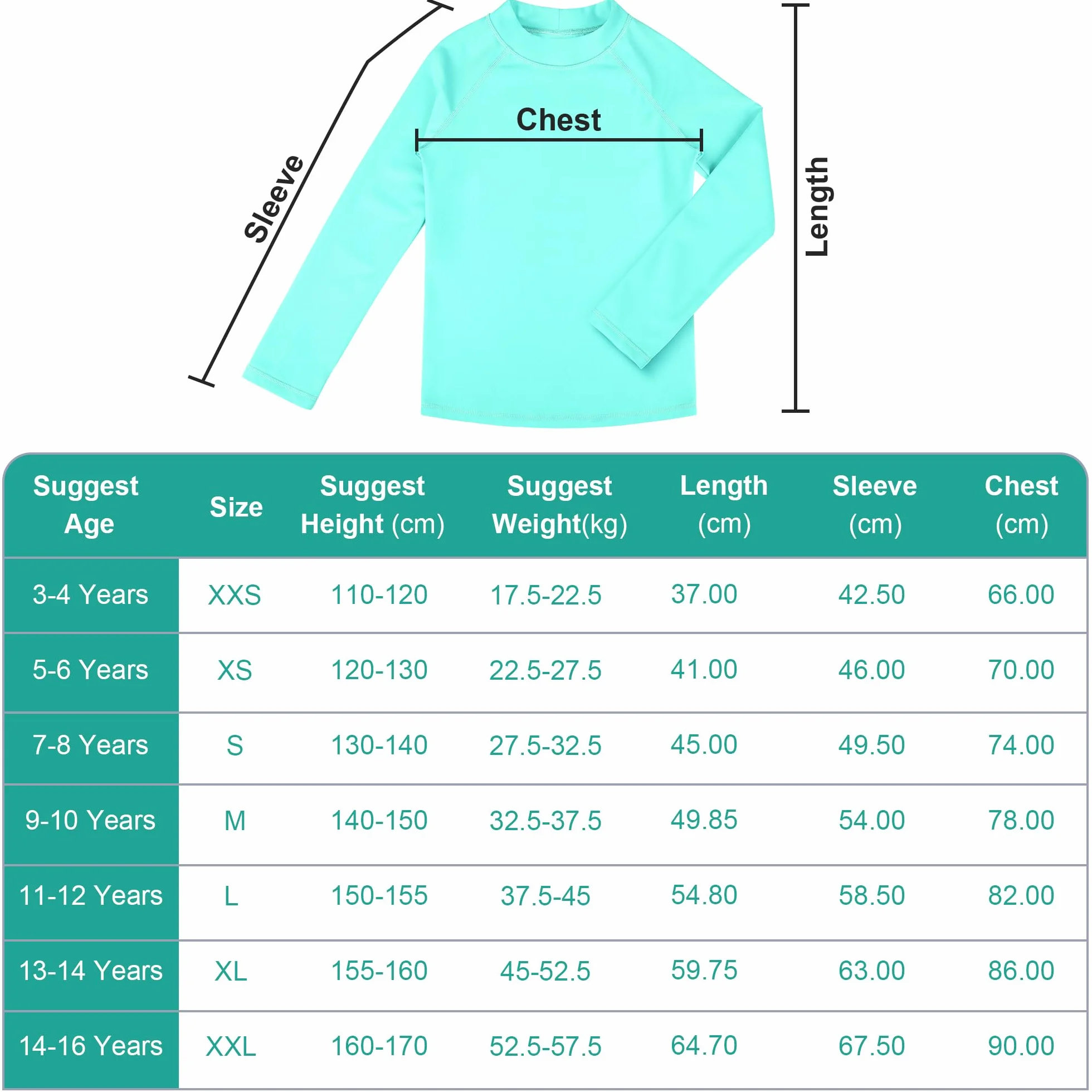 BIG ELEPHANT 3 Pièces de Bain Anti-UV pour Garçon Maillot de Bain à Manche Longue Enfants Rashguard pour Surf Natation Plongée Plage