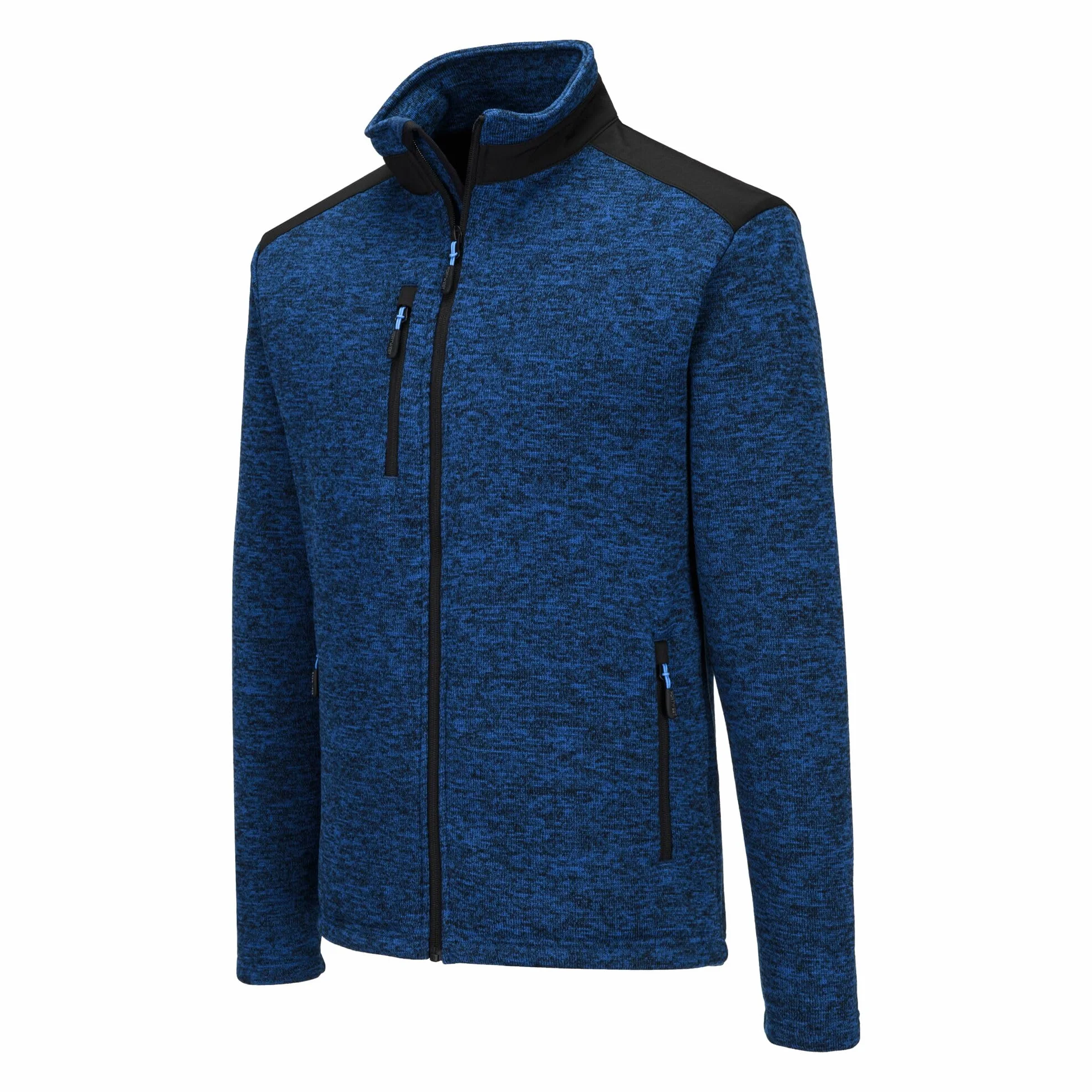 Portwest T830 Polaire KX3 Performance Dos Allongé Cinq Poches Envers Gratté | Persian Blue, L, UPF 40+, Polyester, Ouverture Frontale Zippée, Empiècements Renforcés, Lavable en Machine, Durable, Hiver