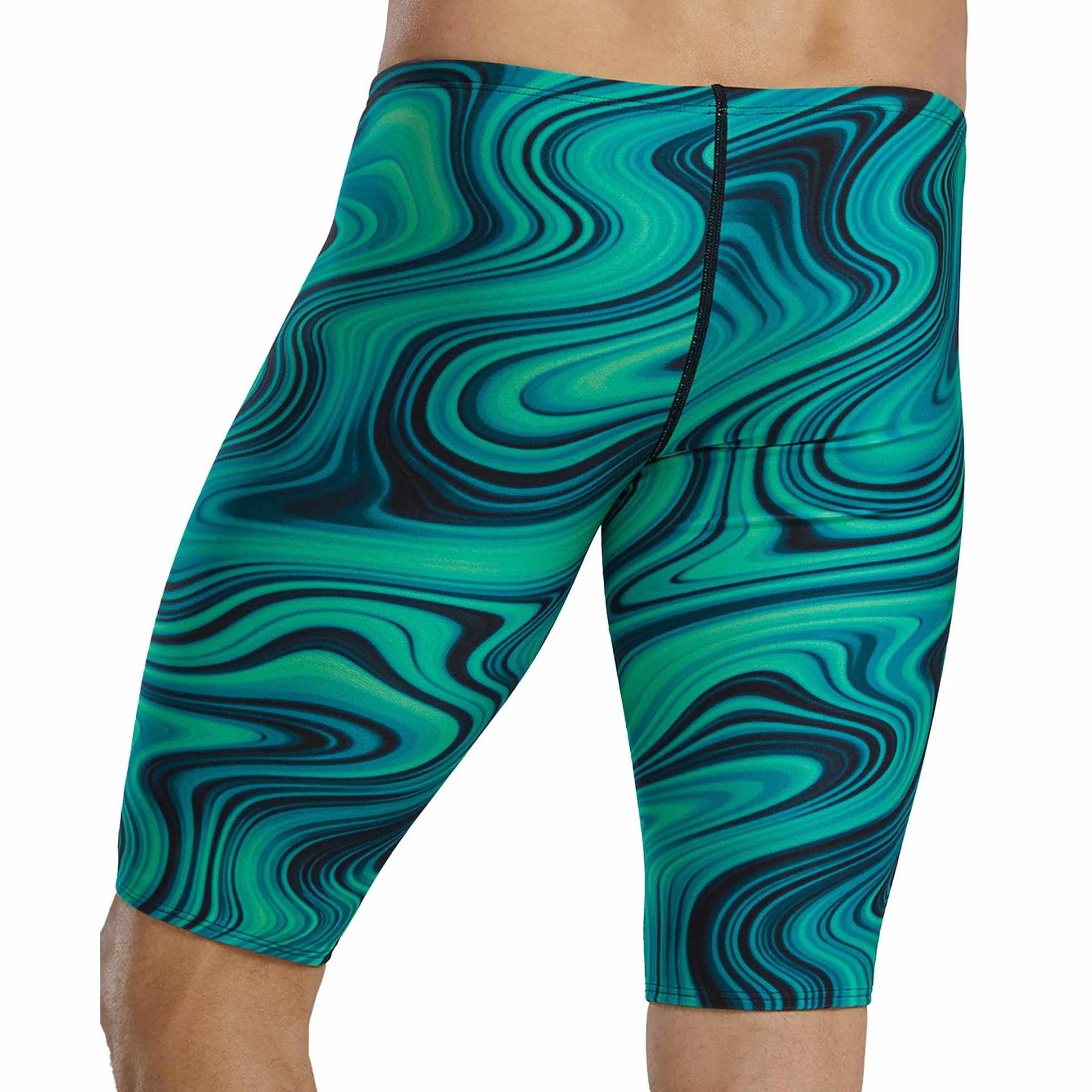 TYR Durafast Elite Athletic Jammer Swimsuit Maillot de Bain Homme (Lot de 1)