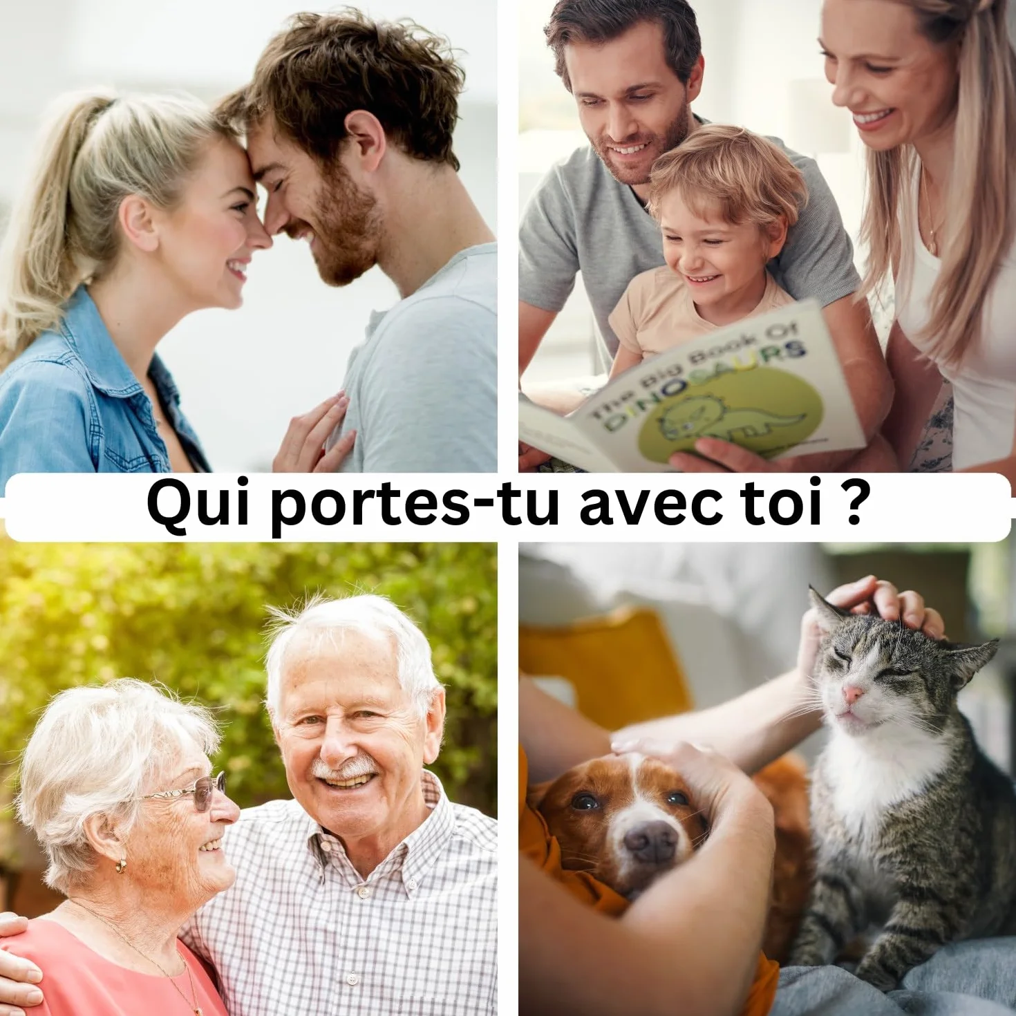 Generisch Collier personnalisé avec gravure | Cœurs avec nom et dates de naissance des enfants | Cadeau maman | Or, argent, or rose | Acier inoxydable étanche | Fabriqué en Allemagne