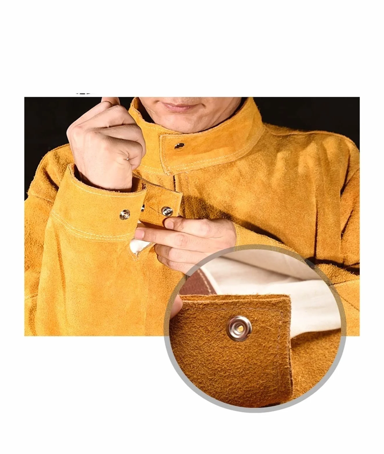 Équipement de Soudage Vêtements de soudage électrique Vêtements de travail Vêtements de protection spéciaux(B,L)