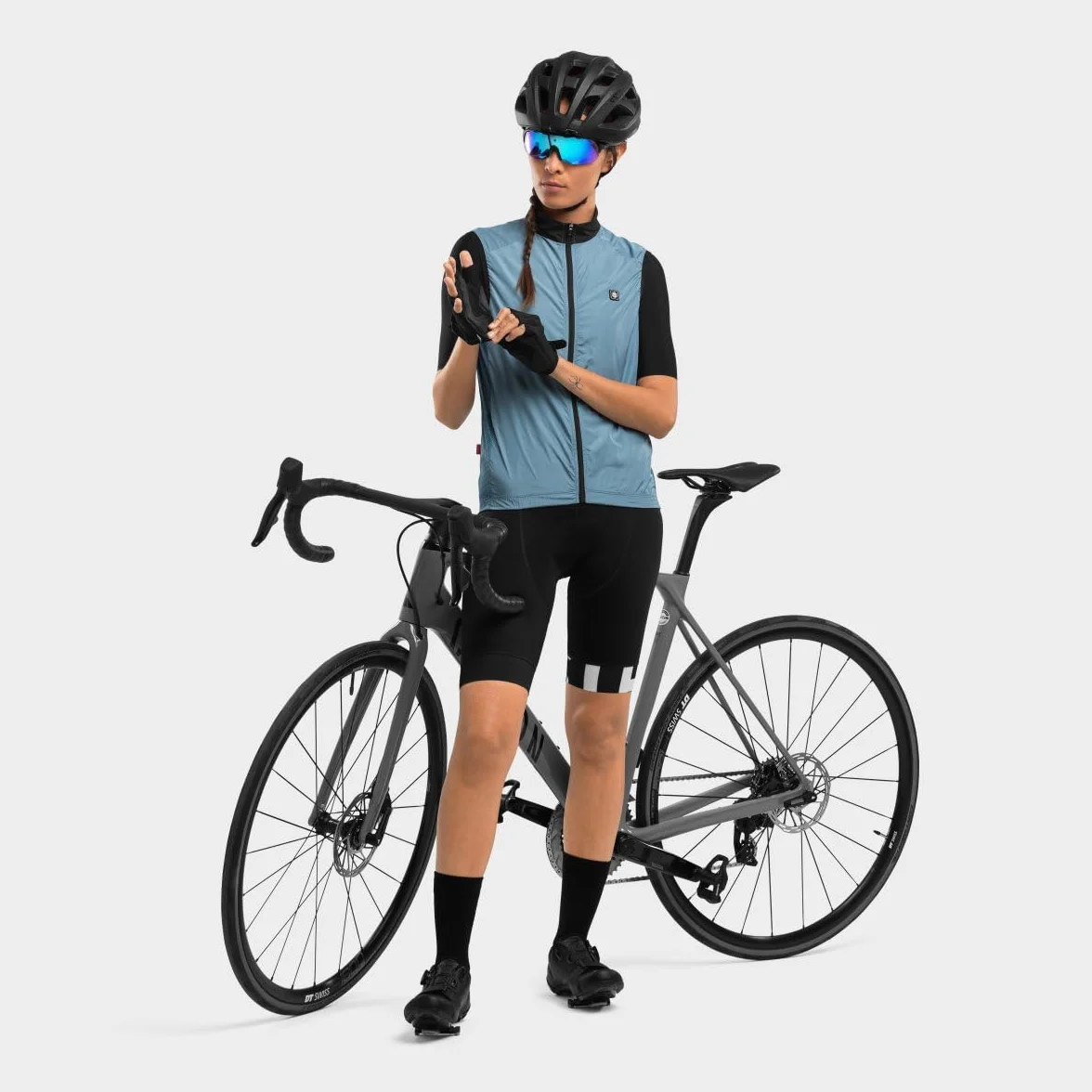 SIROKO Coupe Vent Sans Manche Vélo Femme