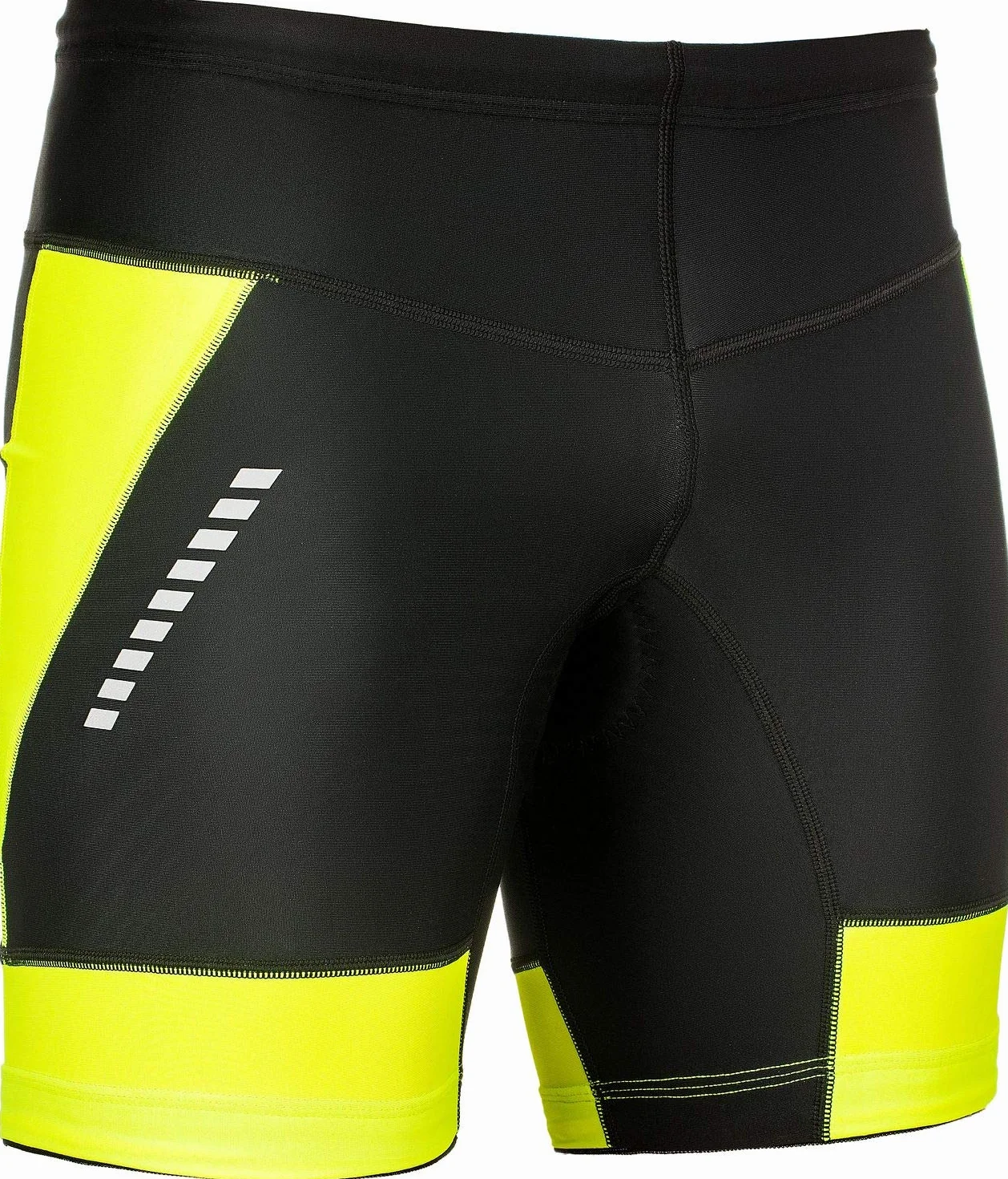 Pro/Air de Vélo sans Bretelles Short Court de Cyclisme pour Homme Cuissard avec Rembourrage Coolmax 3D Homme Femme Unisex Legging Thermique Respirant avec Réflecteurs sr0070
