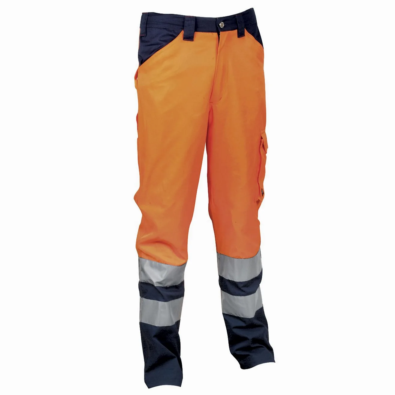 'Pantalon de travail Cofra V331 – de 0 02.z/8 "Twinkle, Orange/Bleu Marine 4 x l