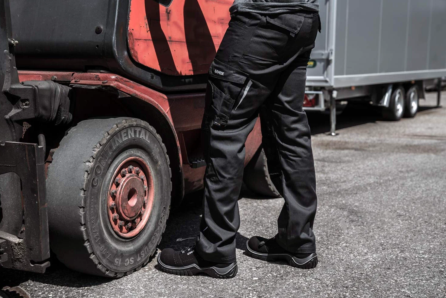 Uvex Synexxo Pantalon De Travail - Pantalon Cargo avec Poches pour genouillère et éléments réfléchissants