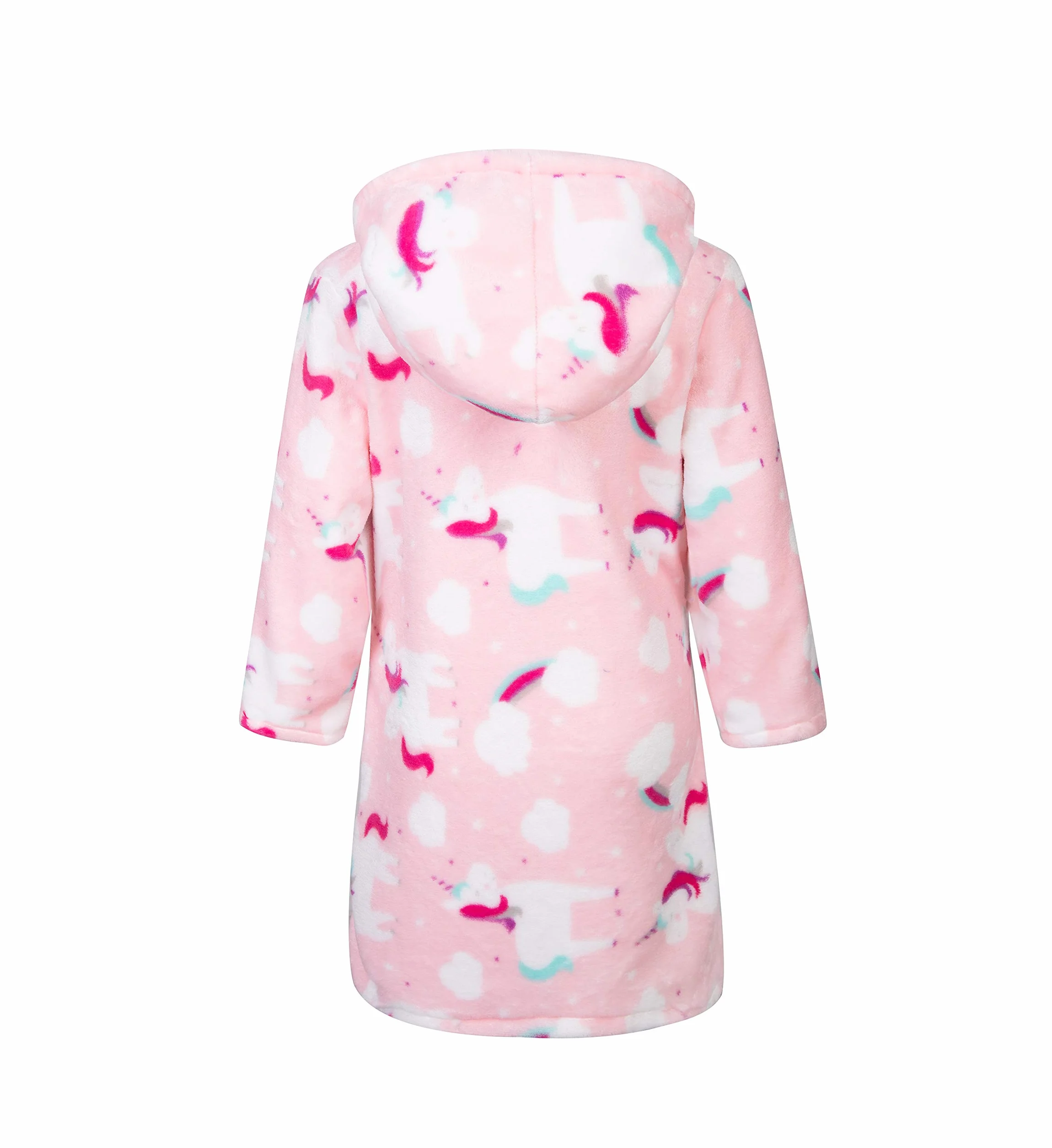 Lodunsyr Peignoirs de Bain Enfant Vêtements de Nuit Garçon Fille Peignoir Ultra Doux et Léger Serviette de Bain Capuche 2-9 Ans