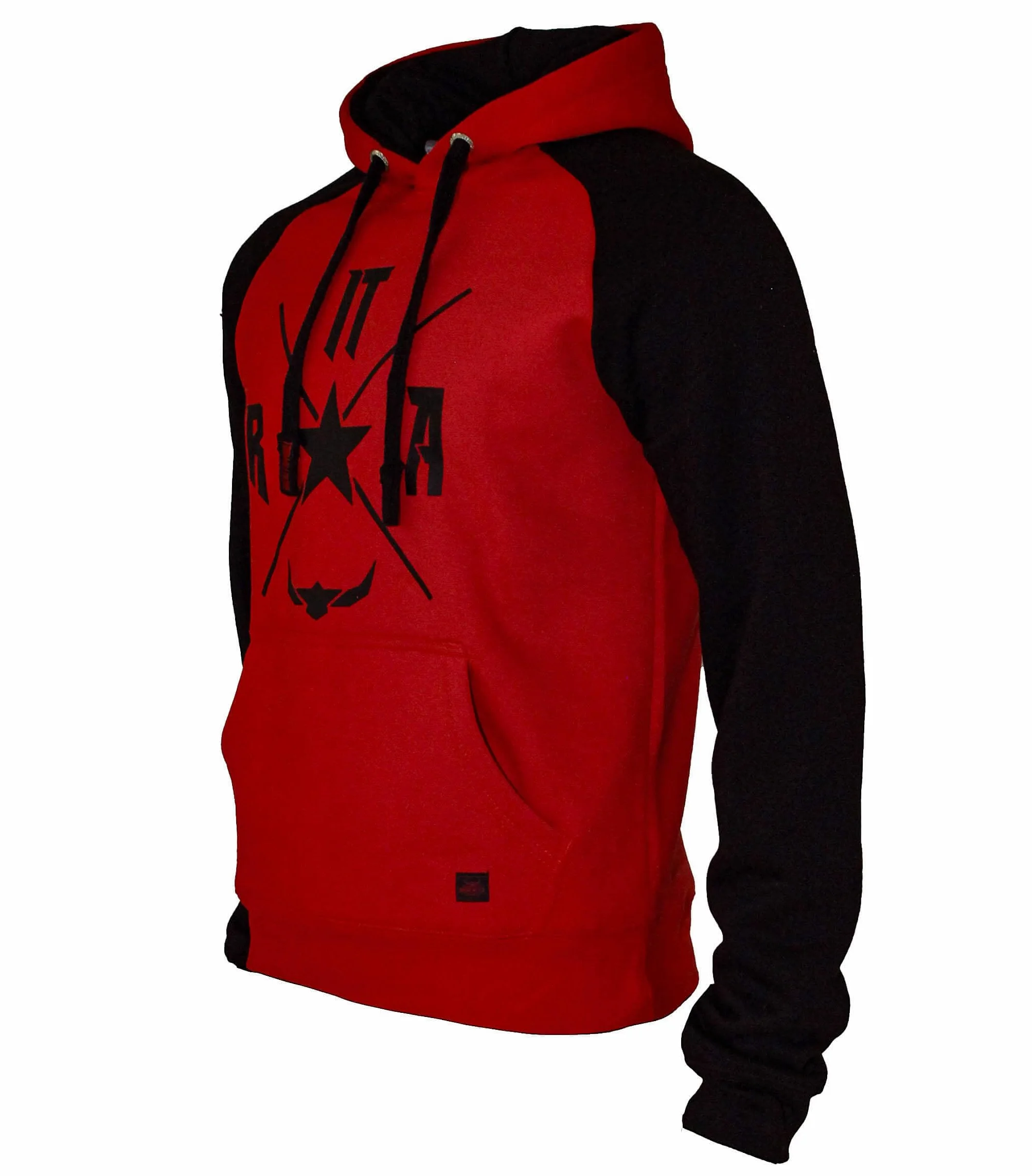 ROCK-IT Apparel Sweat à Capuche Homme, Sweat Raglan 2 Tons, Tissu Doux, qualité supérieure, Tailles S-5XL Couleur Gris