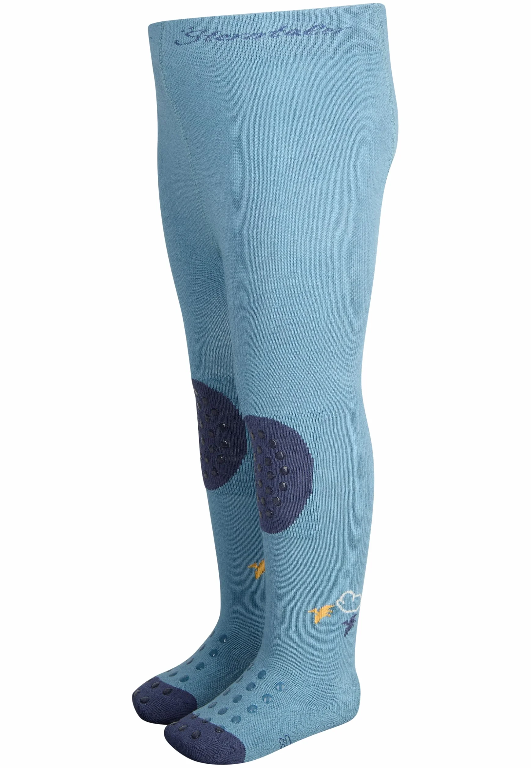 Sterntaler Collants d'éveil dinosaures bleu moyen 74