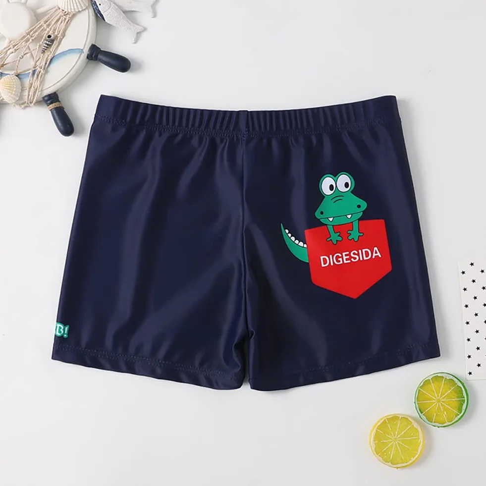 2-11 Ans garçons Maillots de Bain bébé garçon Dessin animé Dinosaure Crocodile Kids Natation Shorts