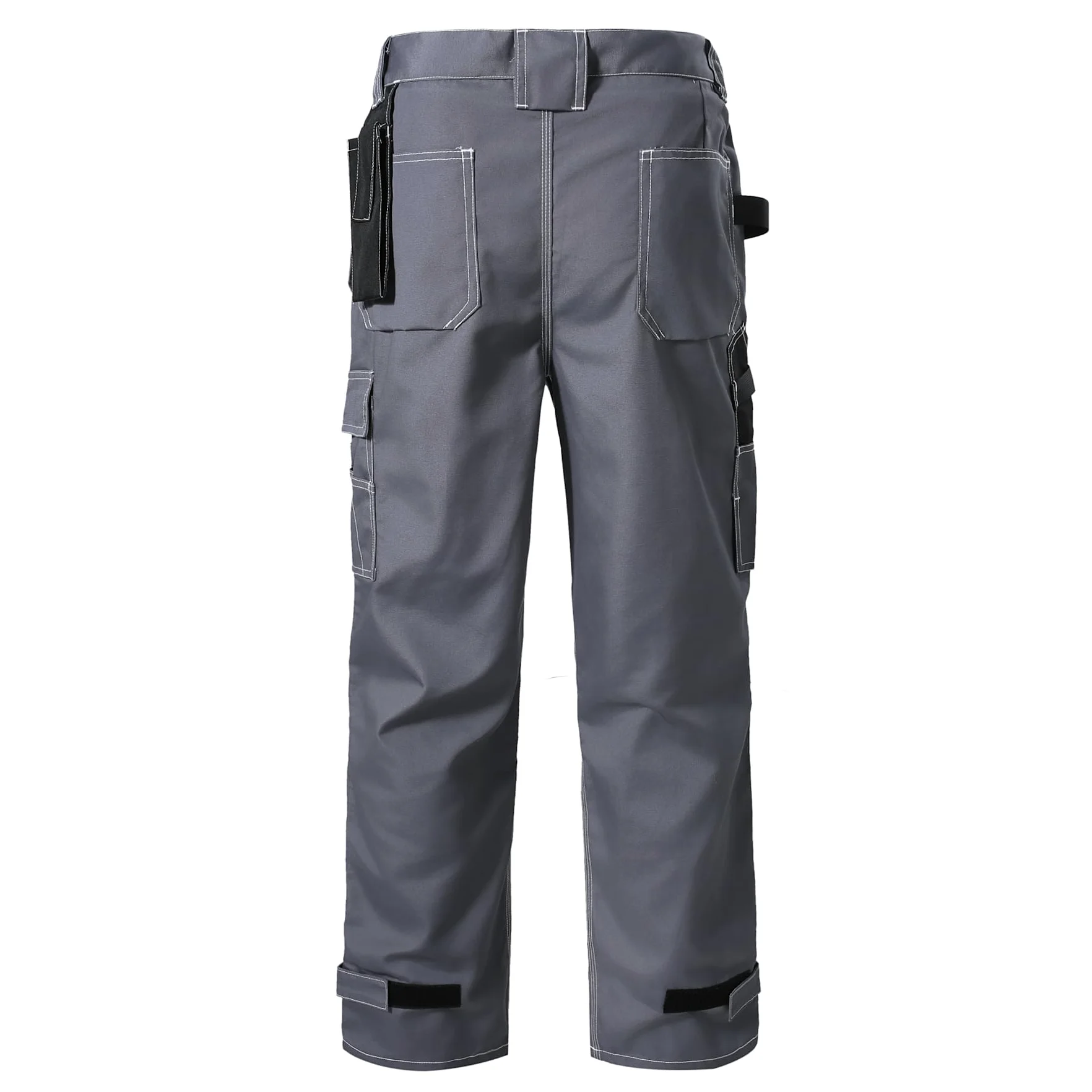 YOUTHUP Pantalon de Travail Homme Multipoches Résistant Pantalon de Sécurité pour l’Extérieur Durable Renforcé aux Genoux