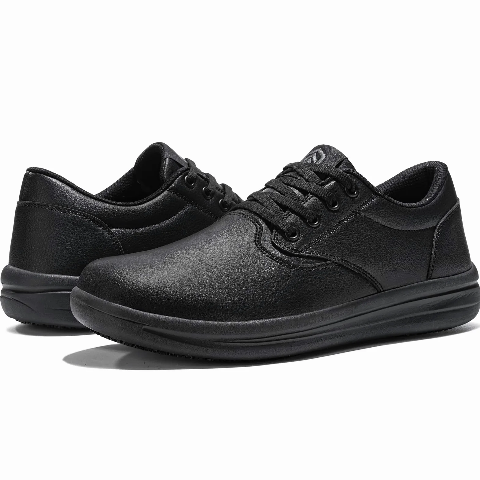 LARNMERN Chaussures de travail antidérapantes imperméables pour homme | Résistant à l'eau et à l'huile Confortable Chef Restaurant Antideslizantes Zapatos De Trabajo Para Hombres serveurs Soignants