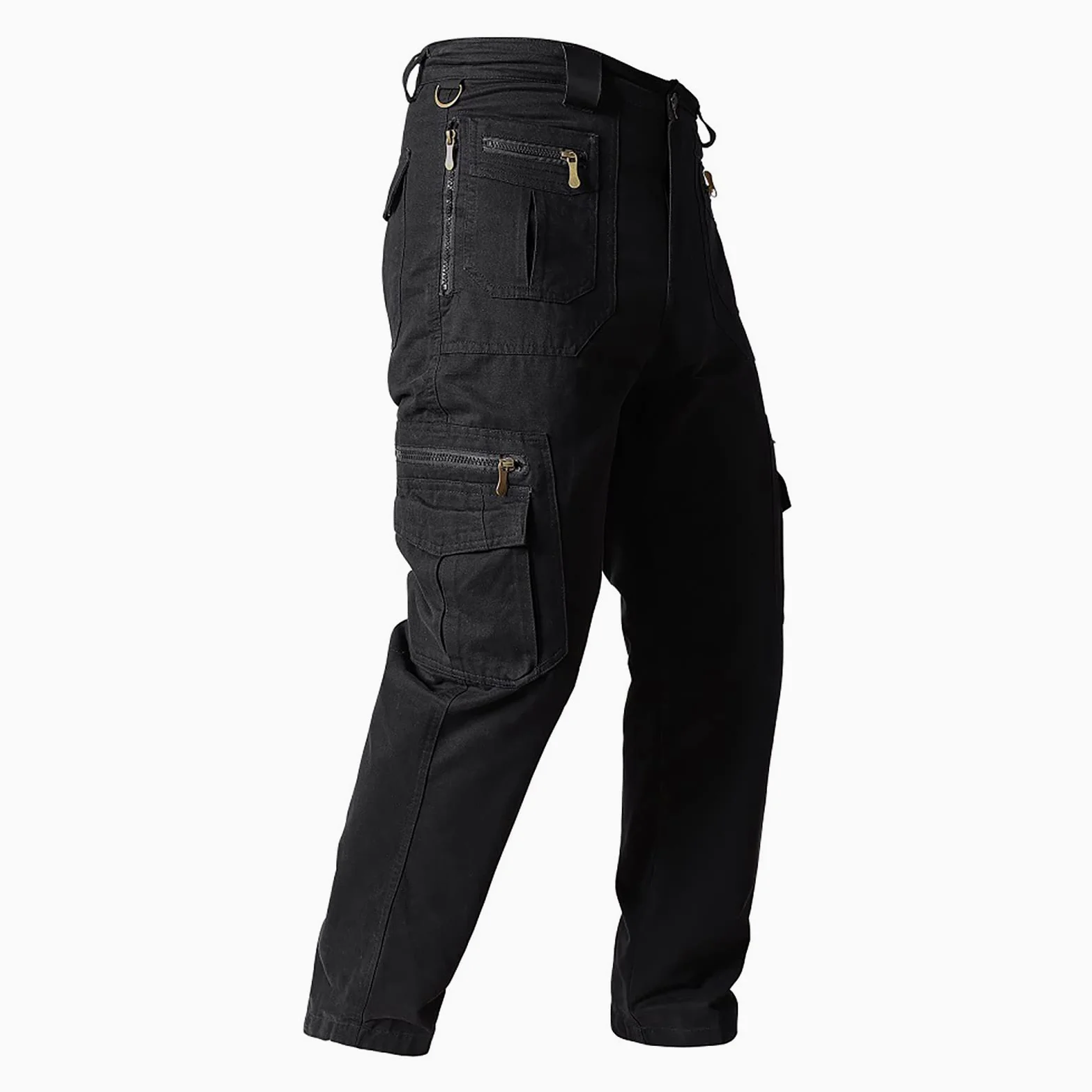 Générique Pantalon De Travail à La Mode pour Hommes Pantalon De Travail DéContracté à Bandage De Couleur Pantalon à Cordon De Serrage 02