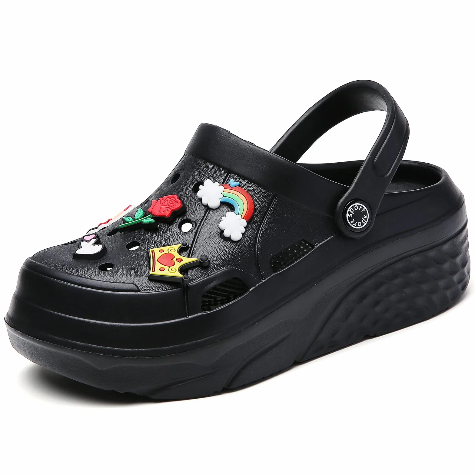 Gardener Sabots à plateforme pour femme - Légères - Slides - Chaussures de jardin