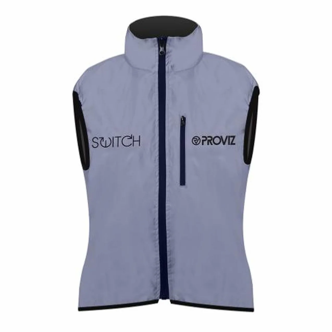 Proviz Switch Gilet de Cyclisme réfléchissant Femme Argenté Jaune Taille 38