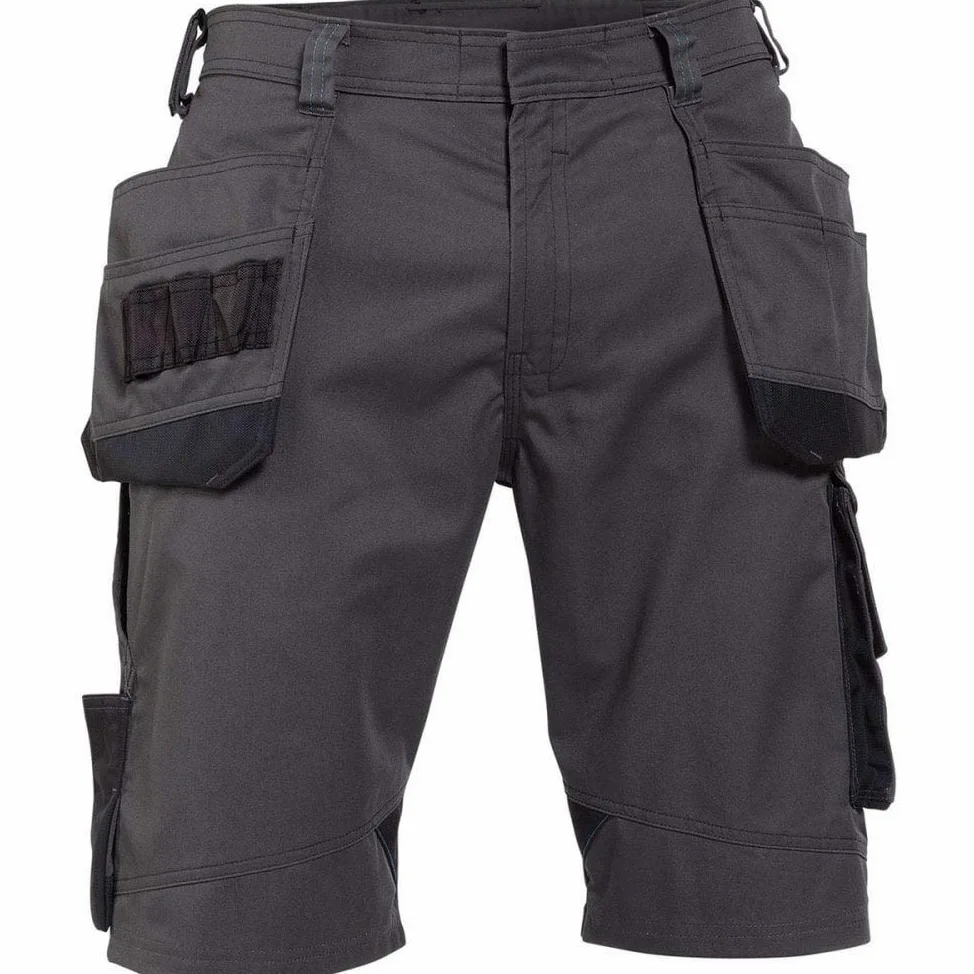 DASSY® Bionic Bermuda multipoches - taille 48 - GRIS ANTHRACITE/NOIR