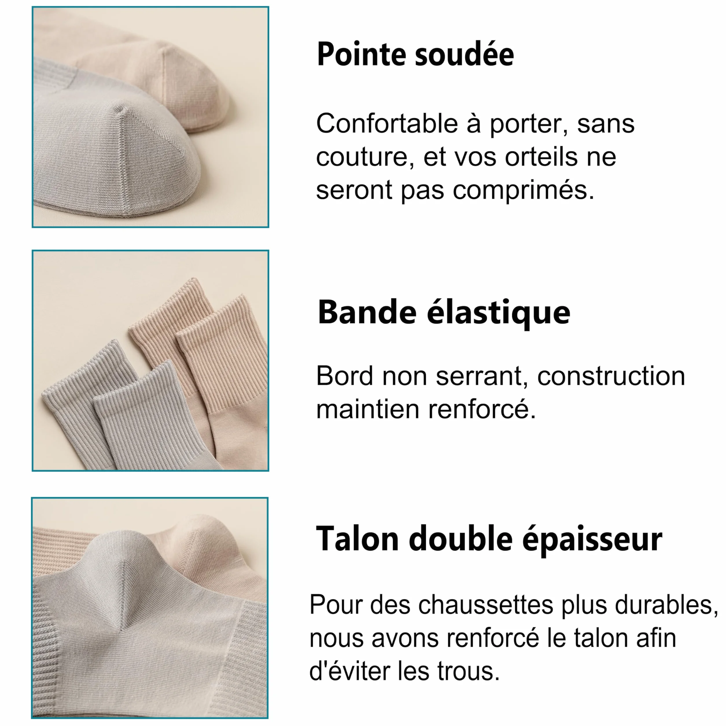 MAGIARTE Chaussettes Athlétiques Homme Coton Mini-Crew Respirantes Anti-Odeur avec Soutien de la Voûte Plantaire pour Course à Pied - Lot de 6 Paires