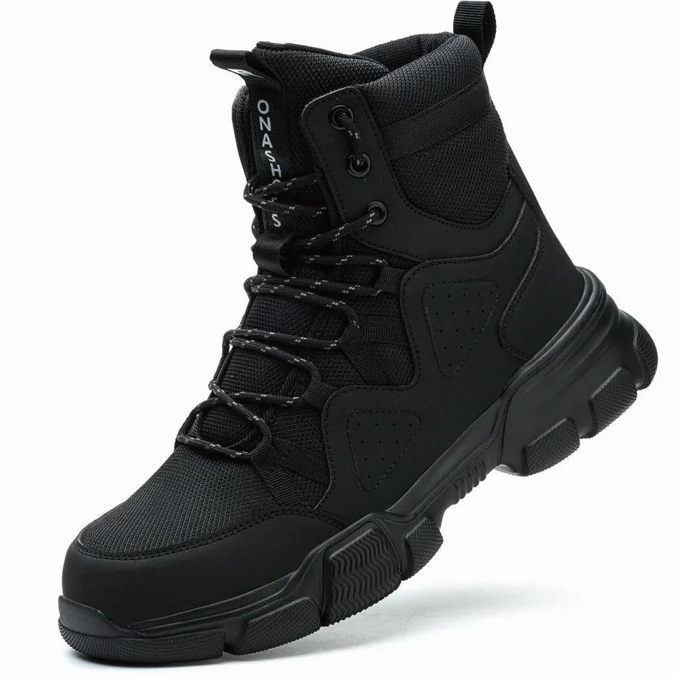 Rona Shoes Bottes de Sécurité Chaussures de Sécurité Baskets de Sécurité Chaussure de Travail Légère Confortable Femme Homme