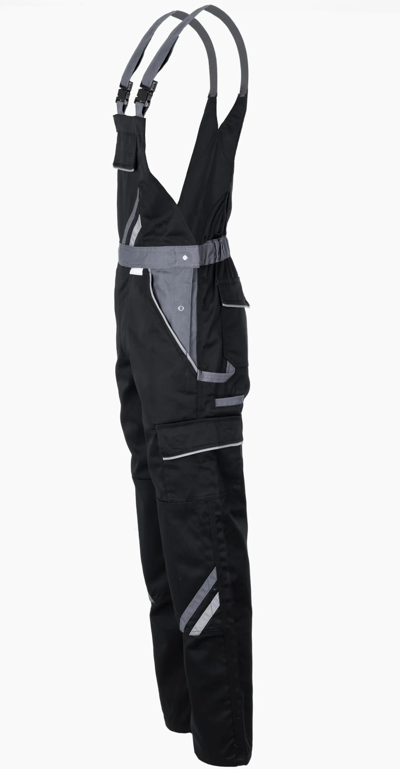 Planam Highline 2712 Salopette pour homme Noir ardoise Zinc Taille 114