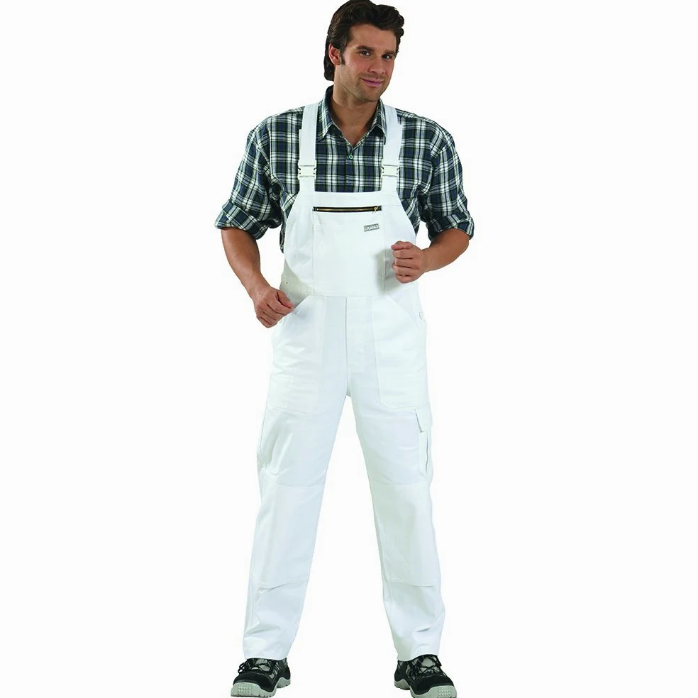 Planam 175050 BW 290 Salopette cargo Taille 50 Blanc