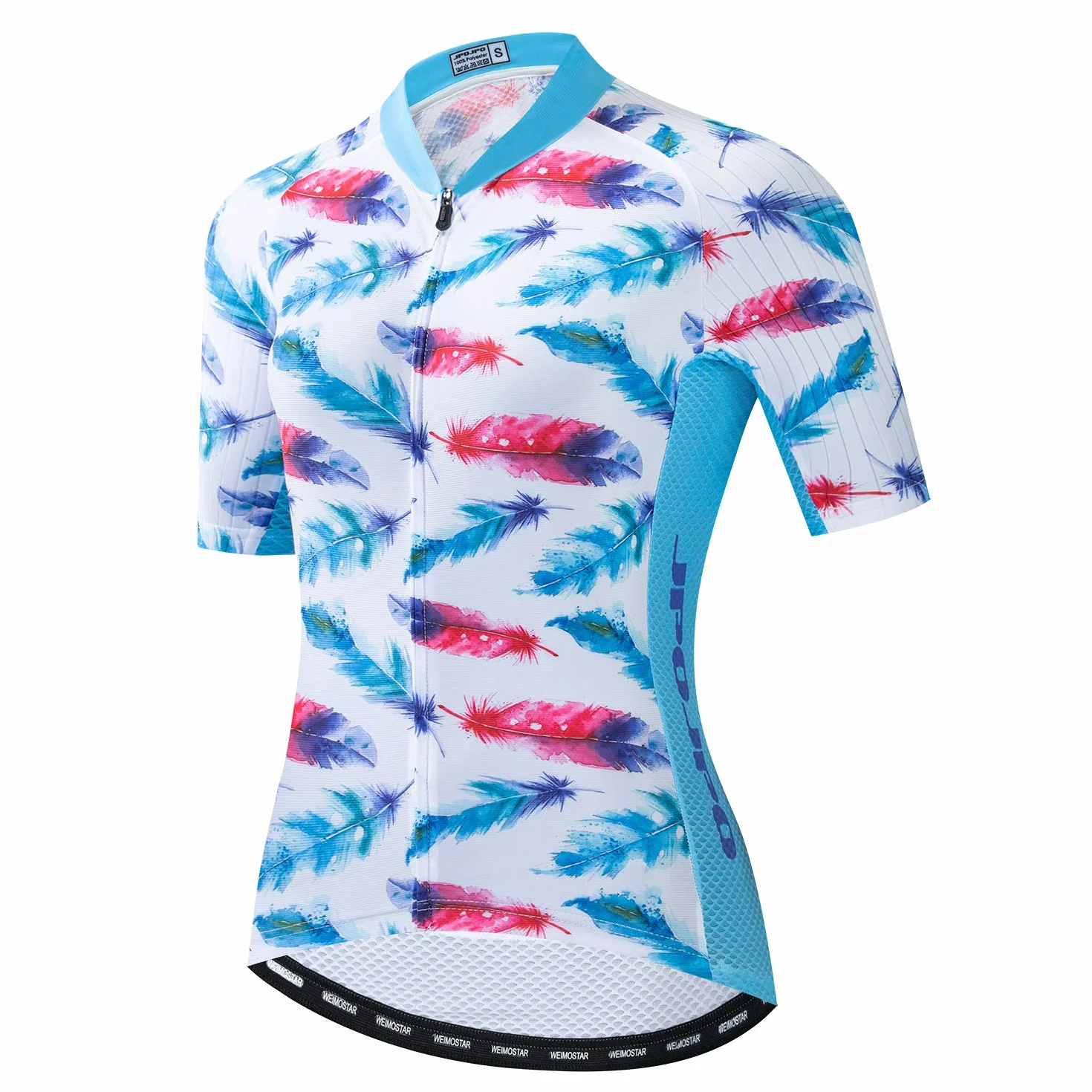 Maillot de cyclisme respirant à manches courtes pour femme