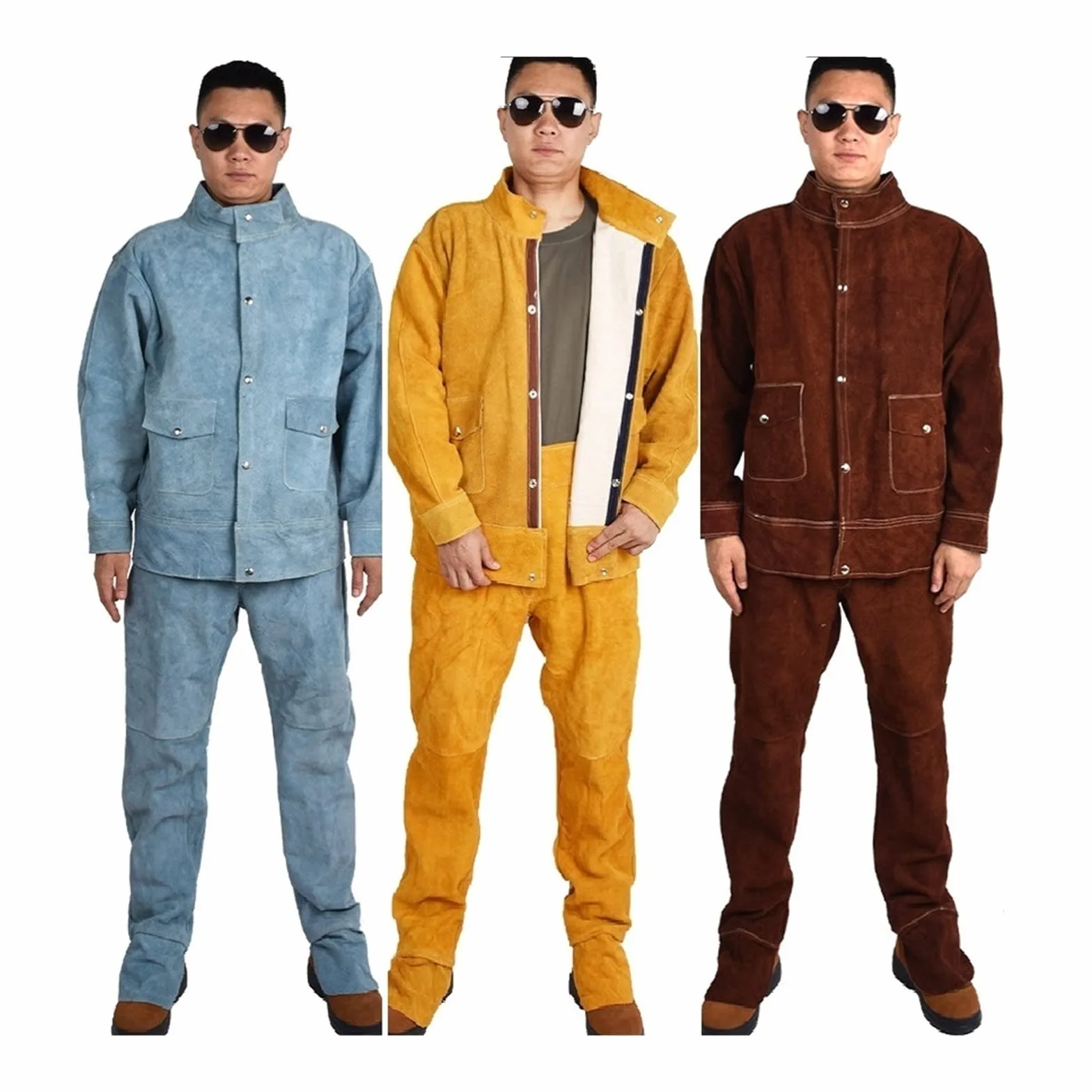 Équipement de Soudage Vêtements de soudage électrique Vêtements de travail Vêtements de protection spéciaux(B,L)