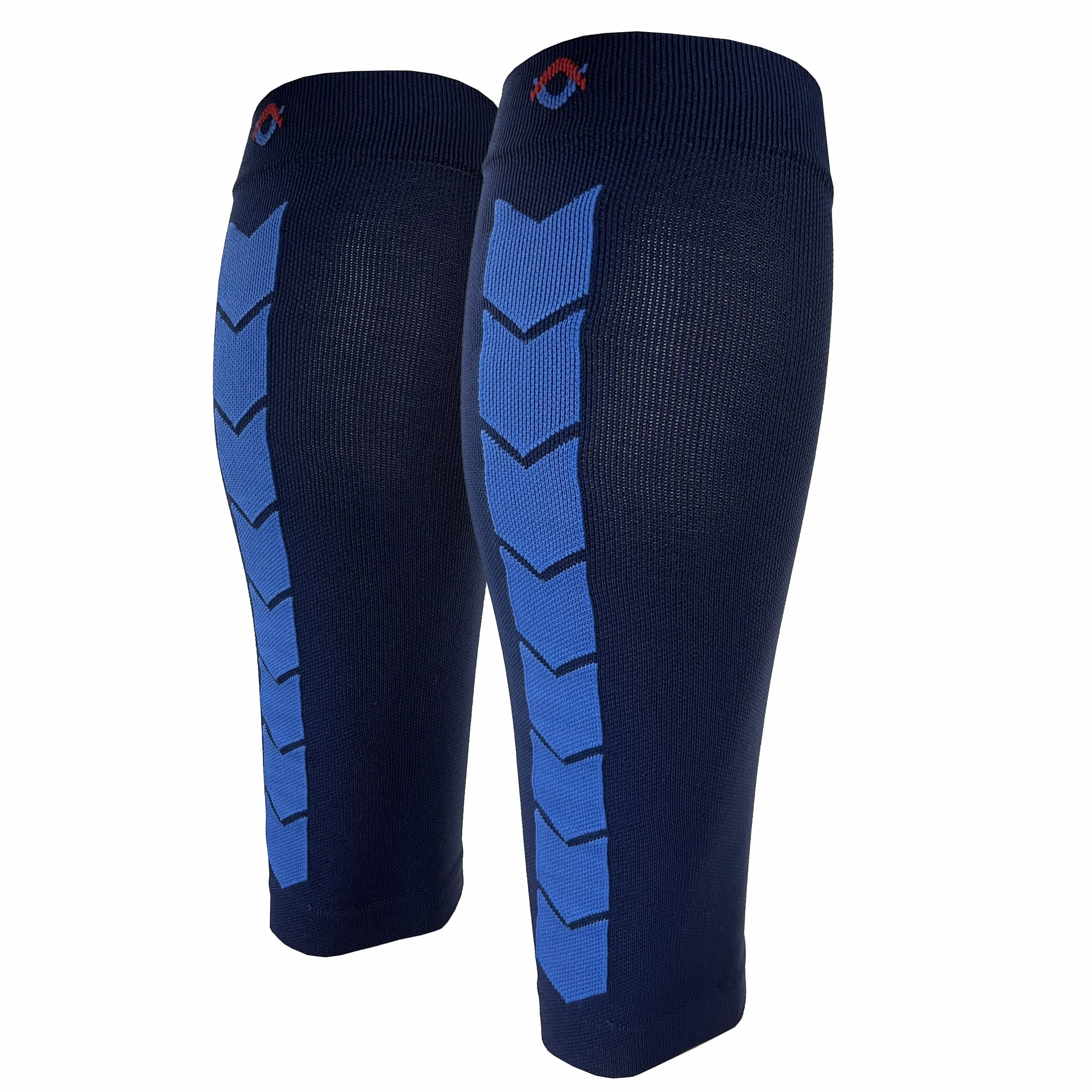 Compression Sports Calf Sleeves for Running, Cycling, Triathlon - Black