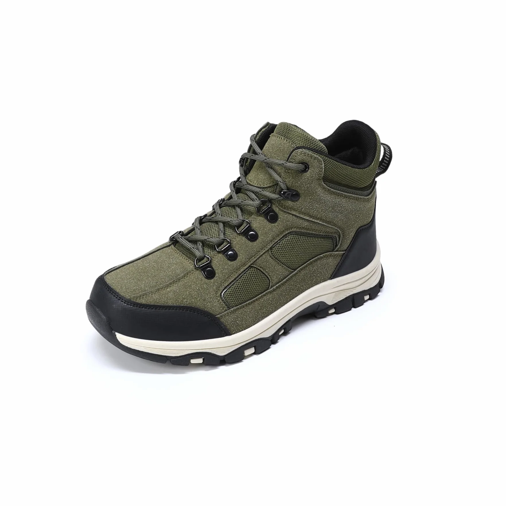 YOUTHUP Hommes Chaussures de Randonnée Antidérapant Respirant Chaussures Montant à Lacets Outdoor Confortable Durable